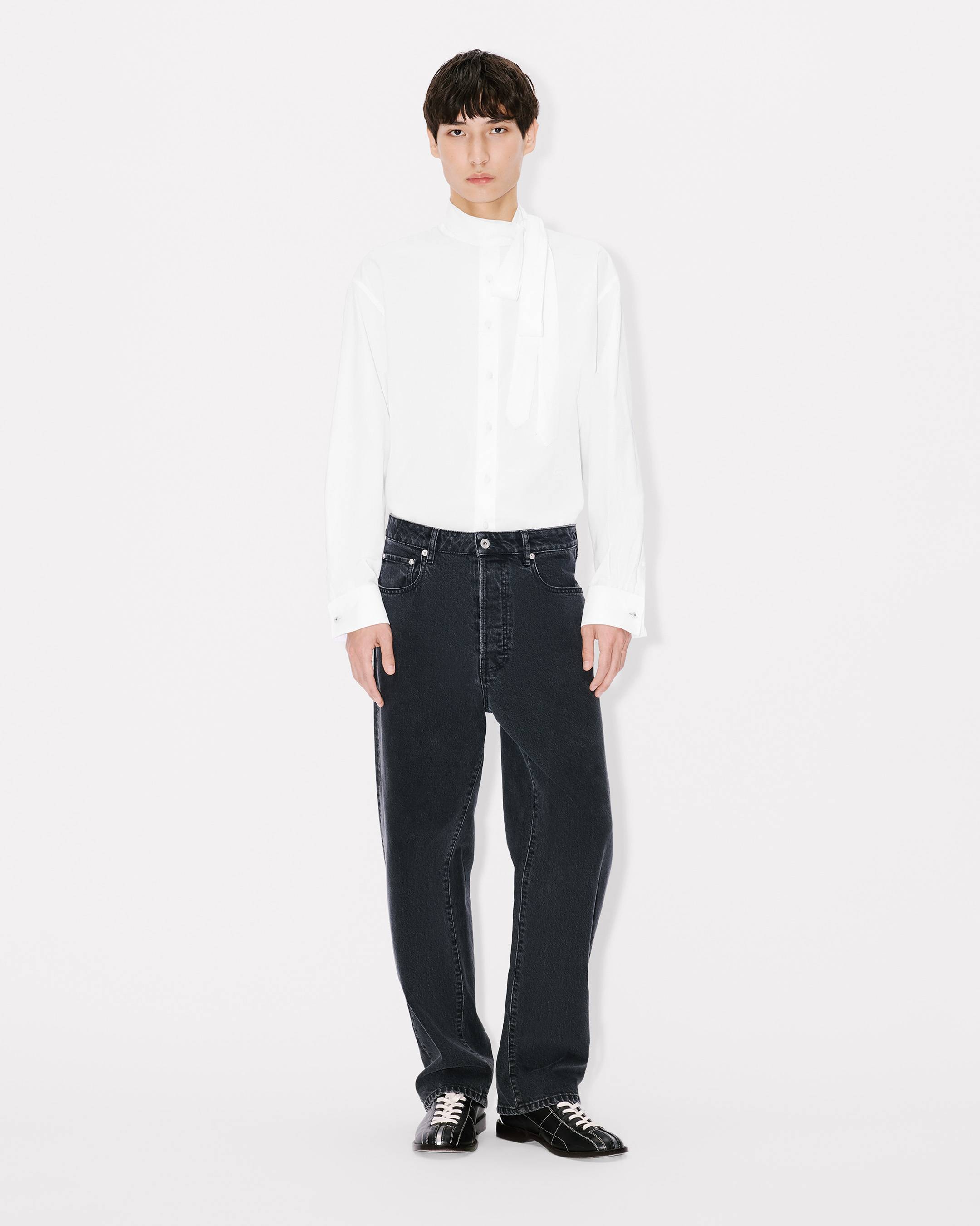 Kenzo Bow Collar Shirt In Cotton
