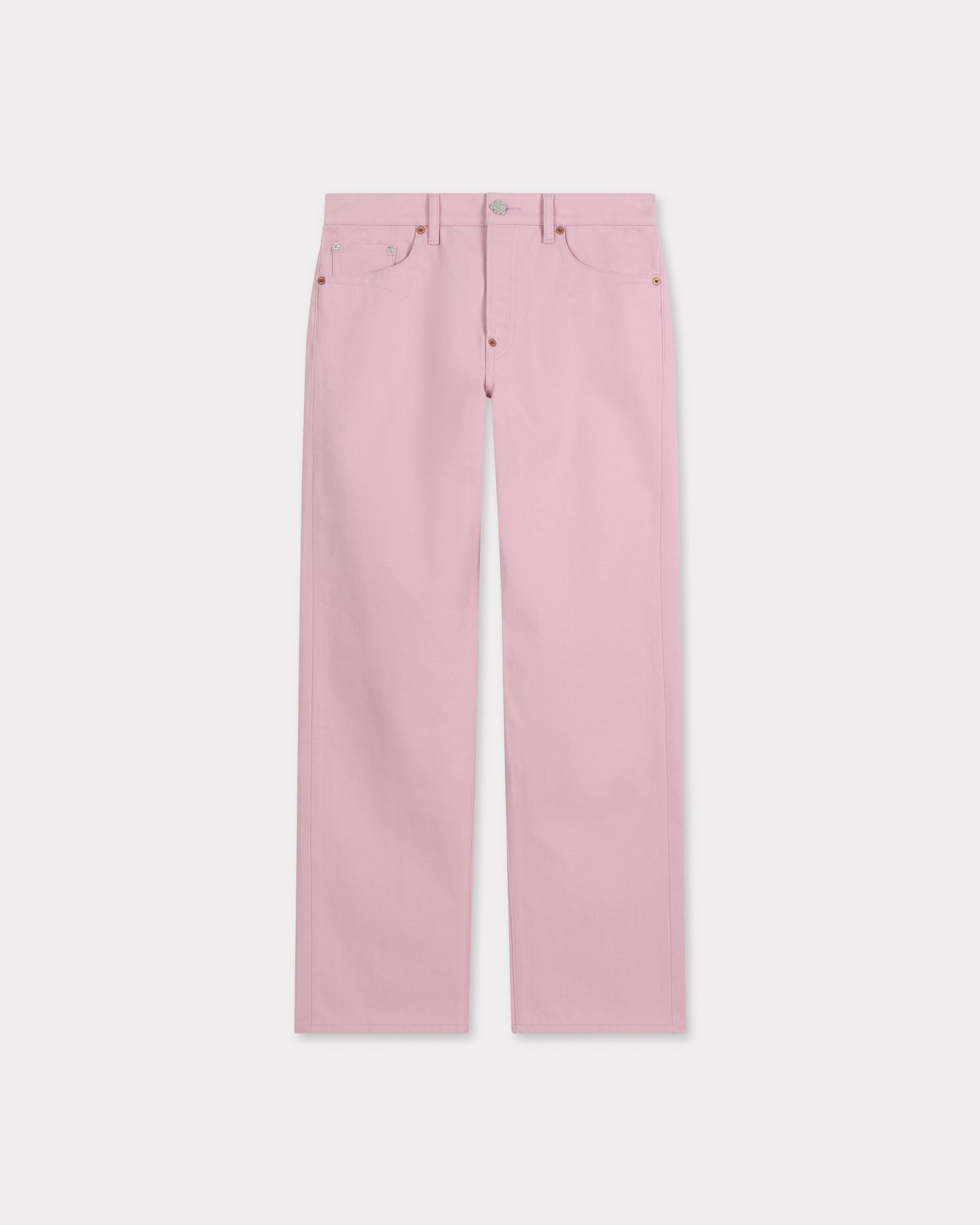Kenzo Turn Up Wide Fit Jeans In Japanese Denim