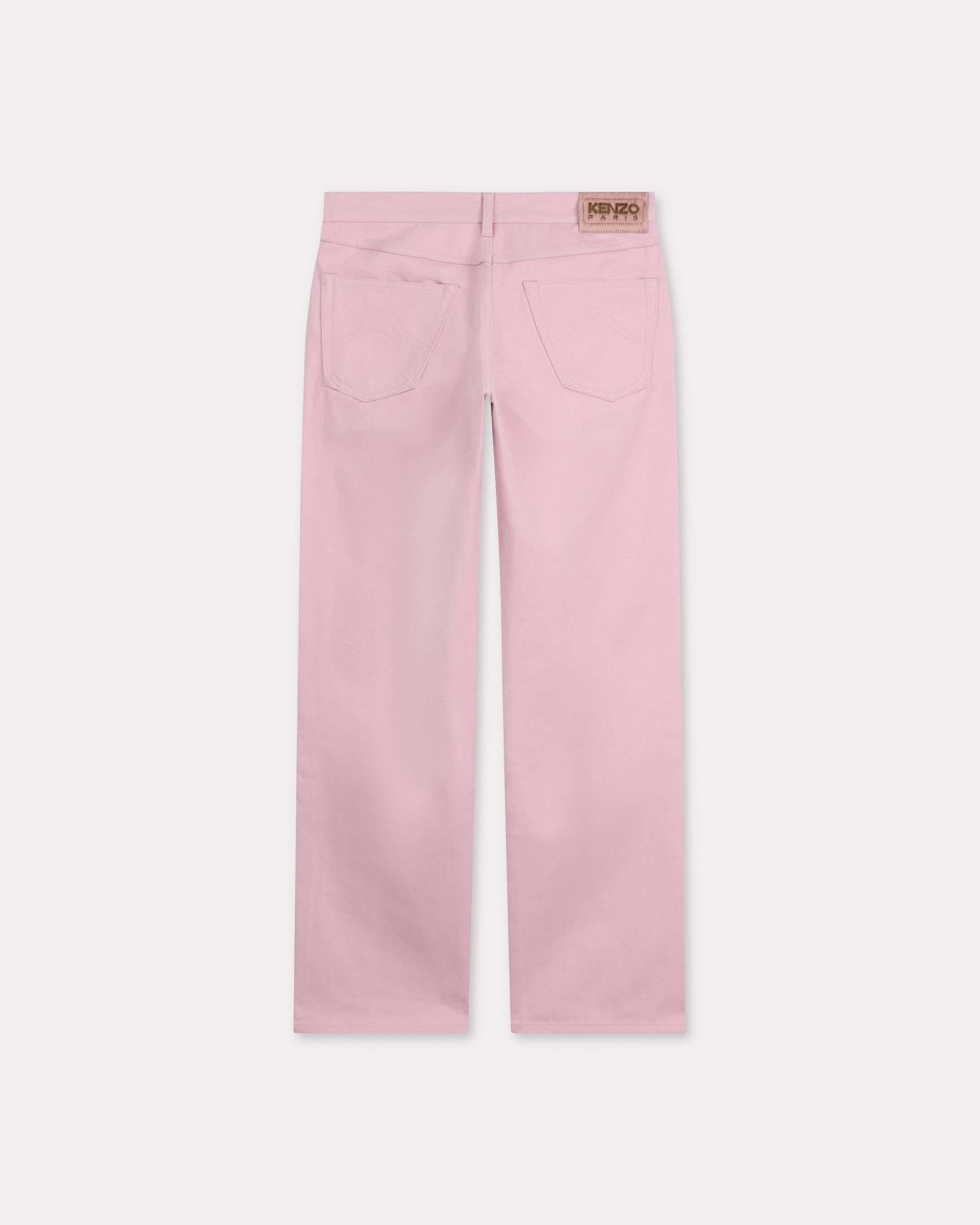 Kenzo Turn Up Wide Fit Jeans In Japanese Denim