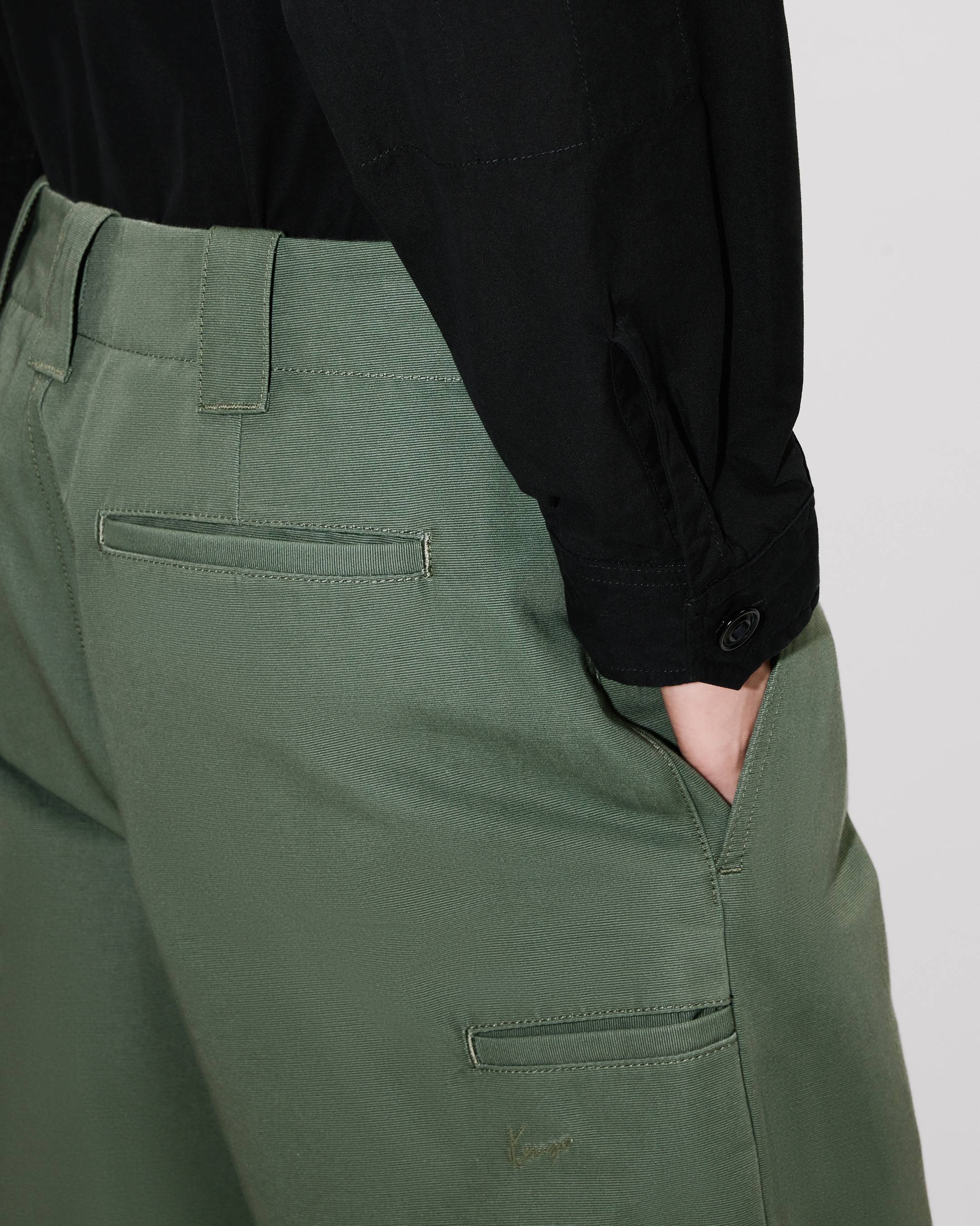 Kenzo Double Knee Chino In Cotton