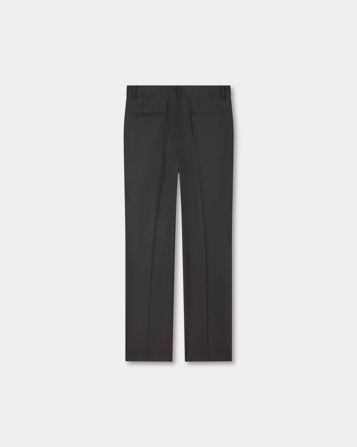 Kenzo Straight Tailored Pants In Virgin Wool