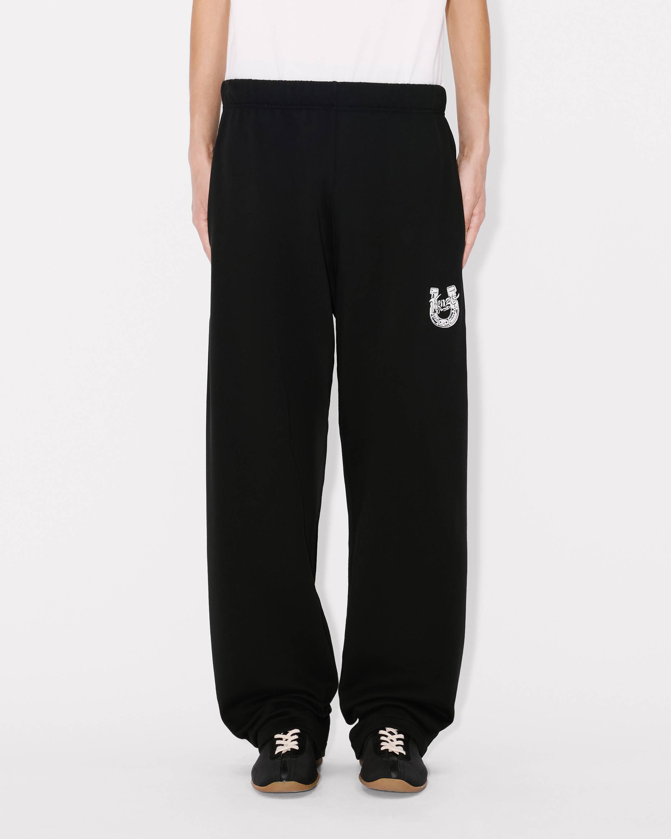 Kenzo Lunar New Year Embroidered Straight Jogpants In Cotton