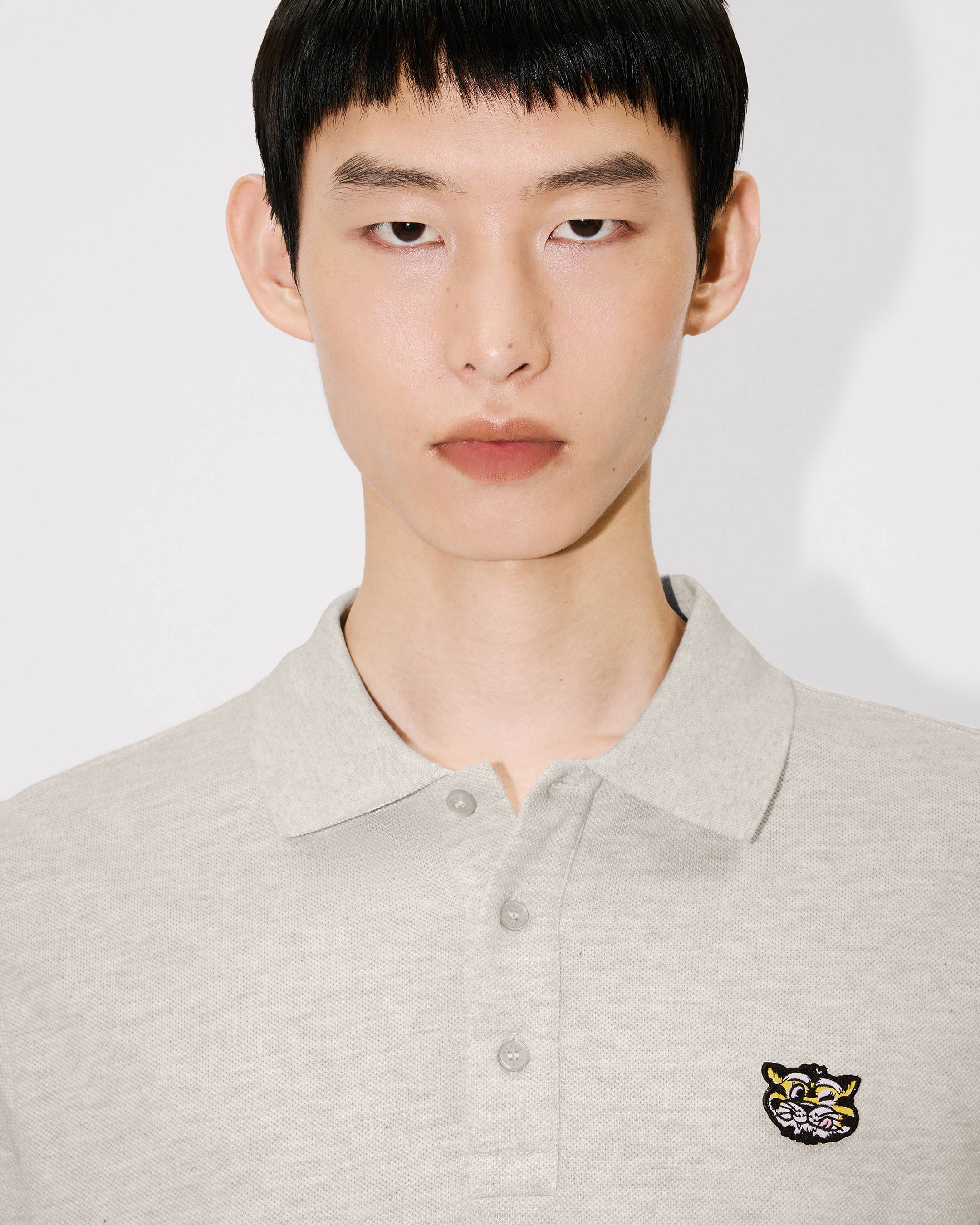 Kenzo Wild Tiger Slim Polo In Cotton