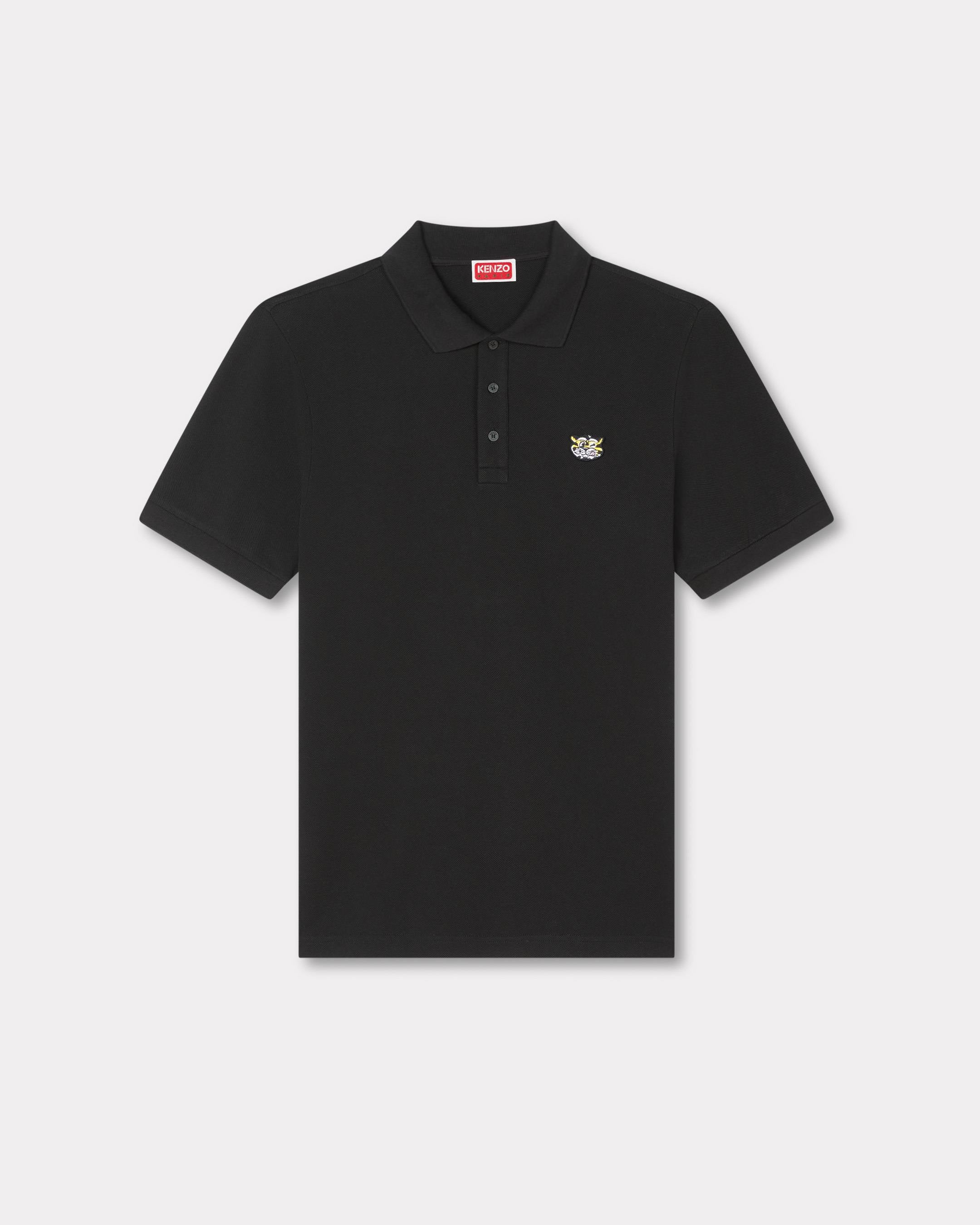 Kenzo Wild Tiger Slim Polo In Cotton