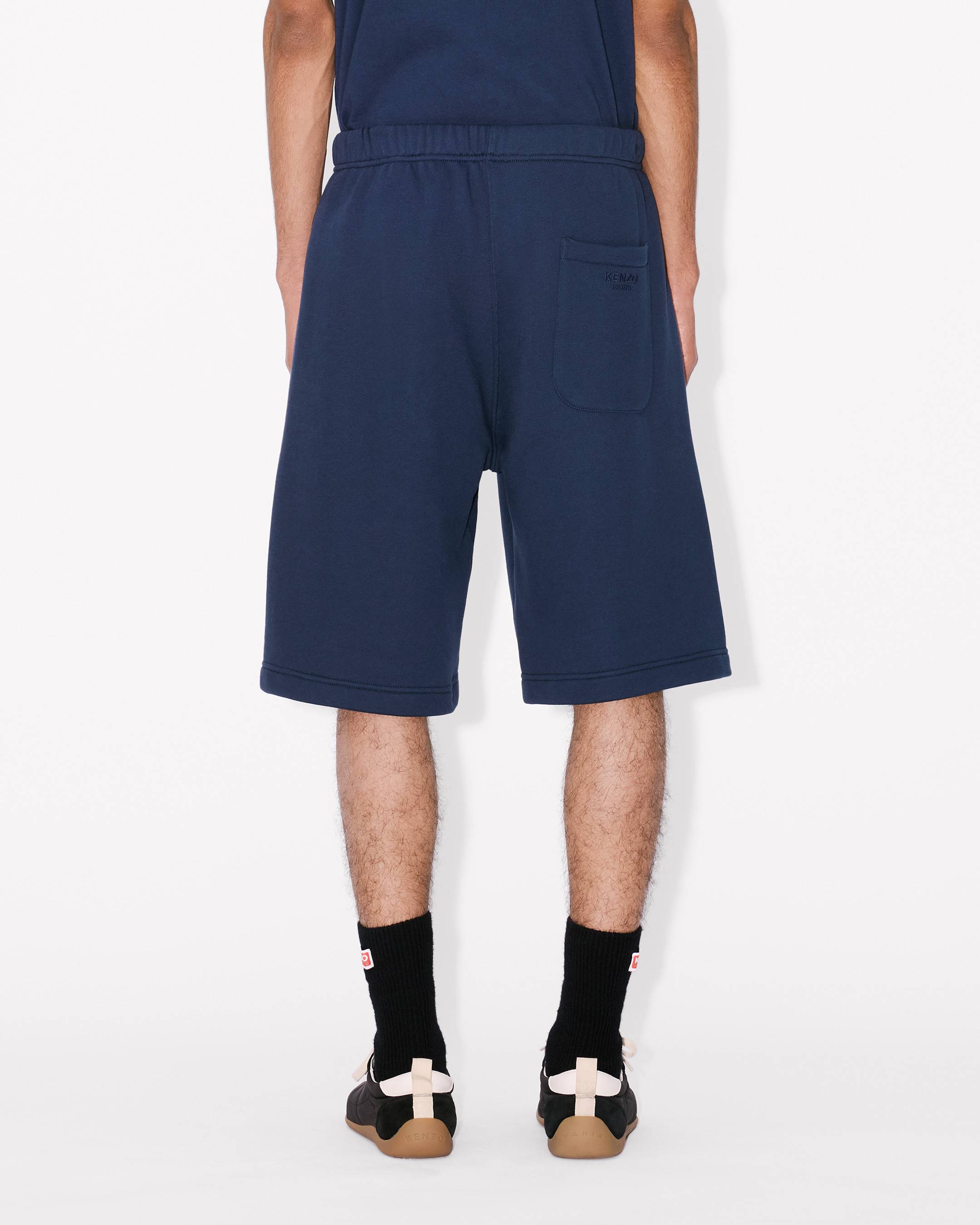Kenzo Boke Flower Embroidered Shorts In Cotton