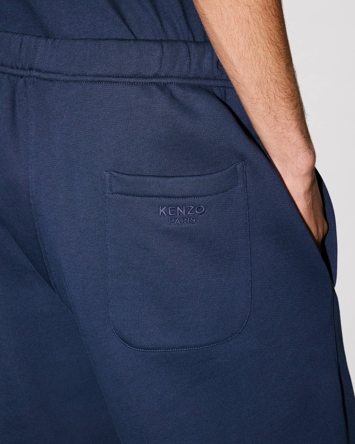 Kenzo Boke Flower Embroidered Shorts In Cotton