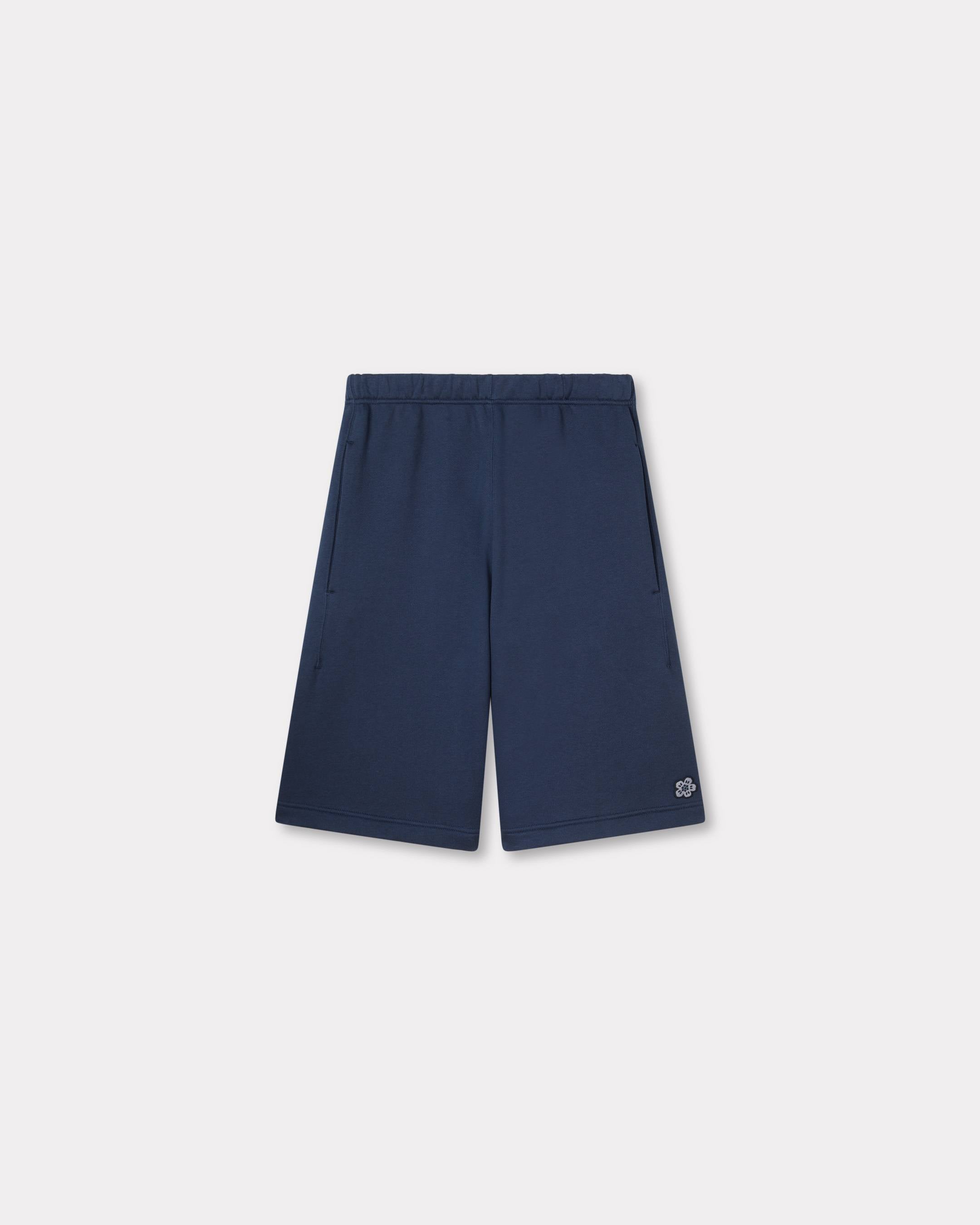 Kenzo Boke Flower Embroidered Shorts In Cotton