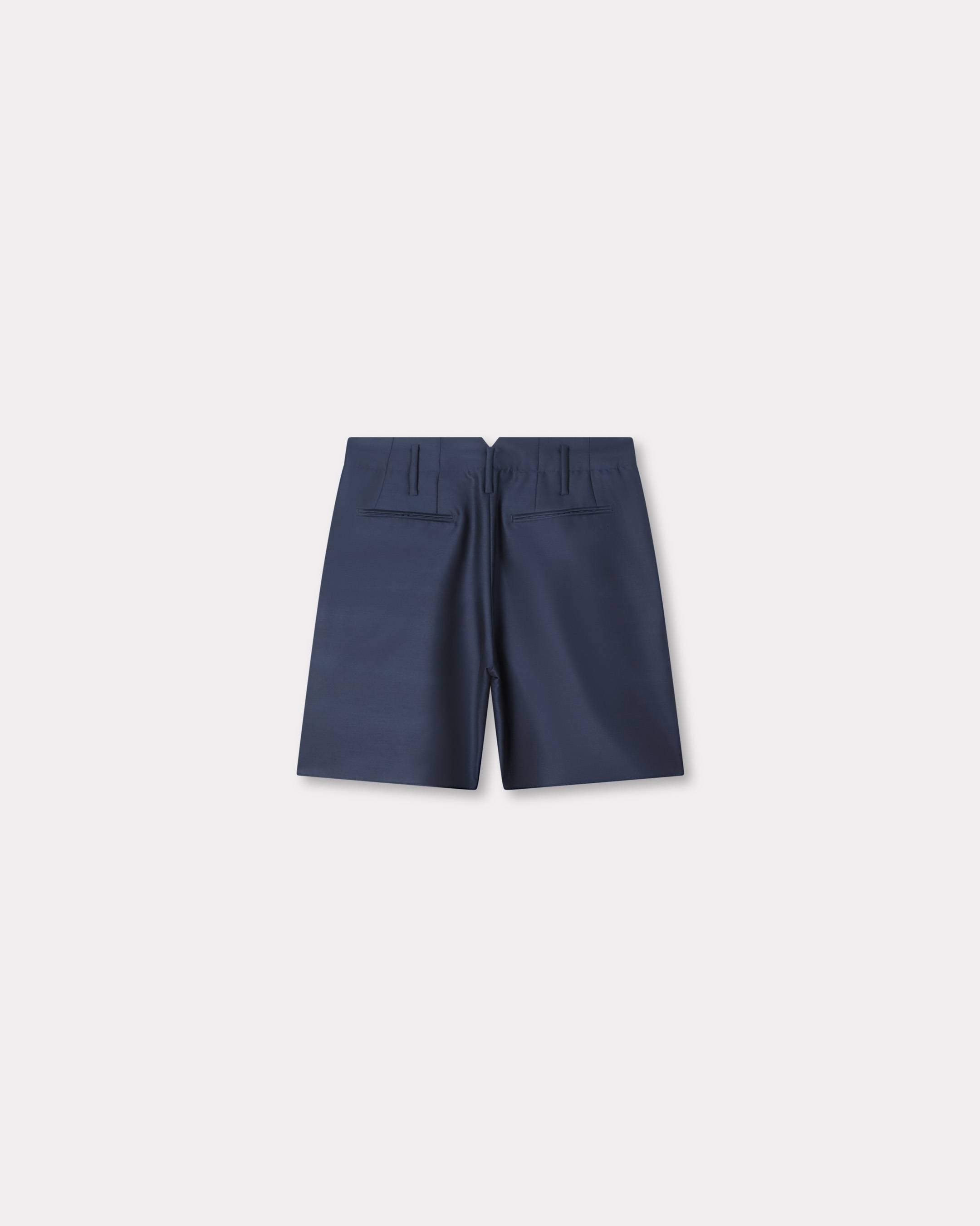 Kenzo Tailored Short In Virgin Wool And Silk