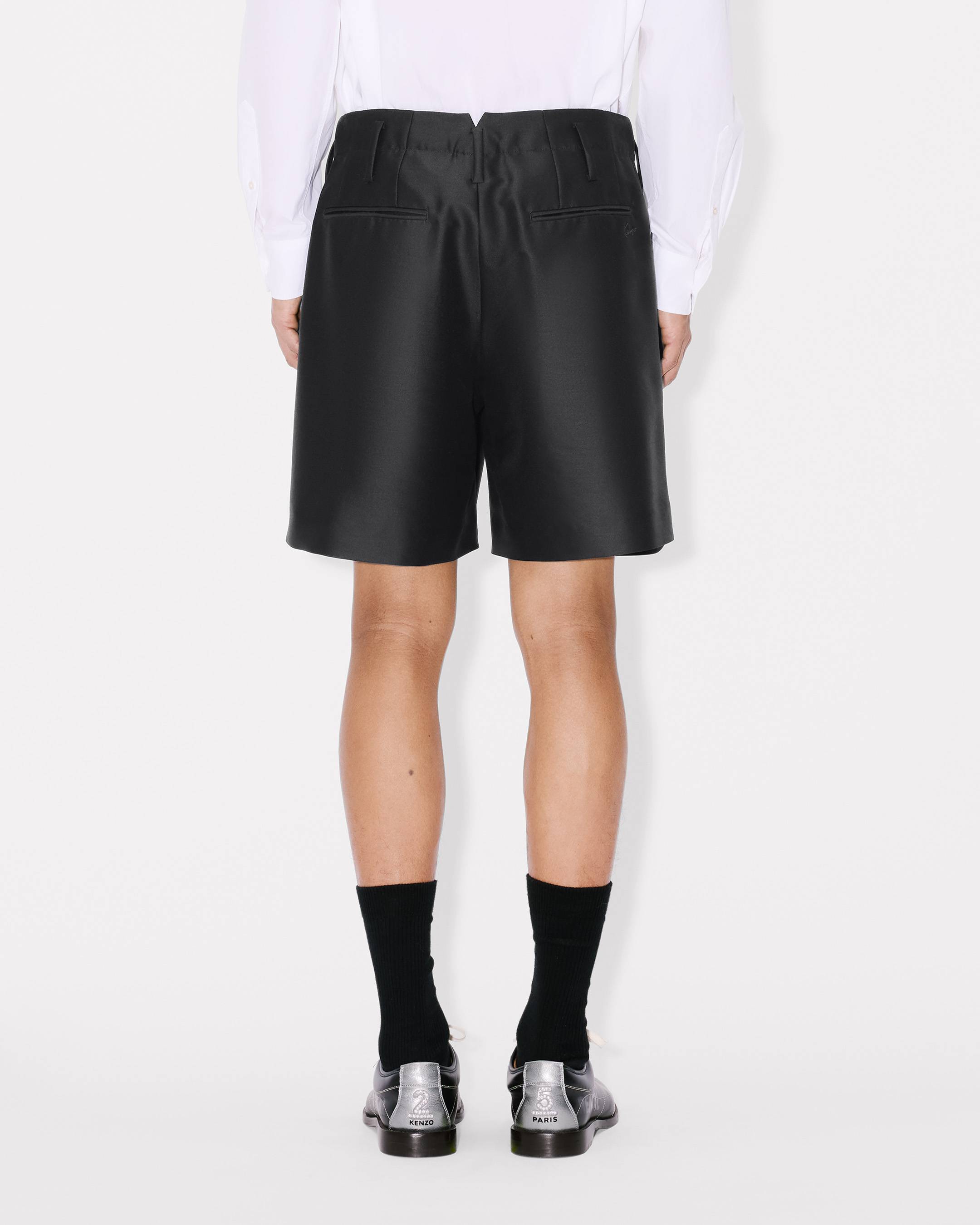 Kenzo Tailored Short In Virgin Wool And Silk