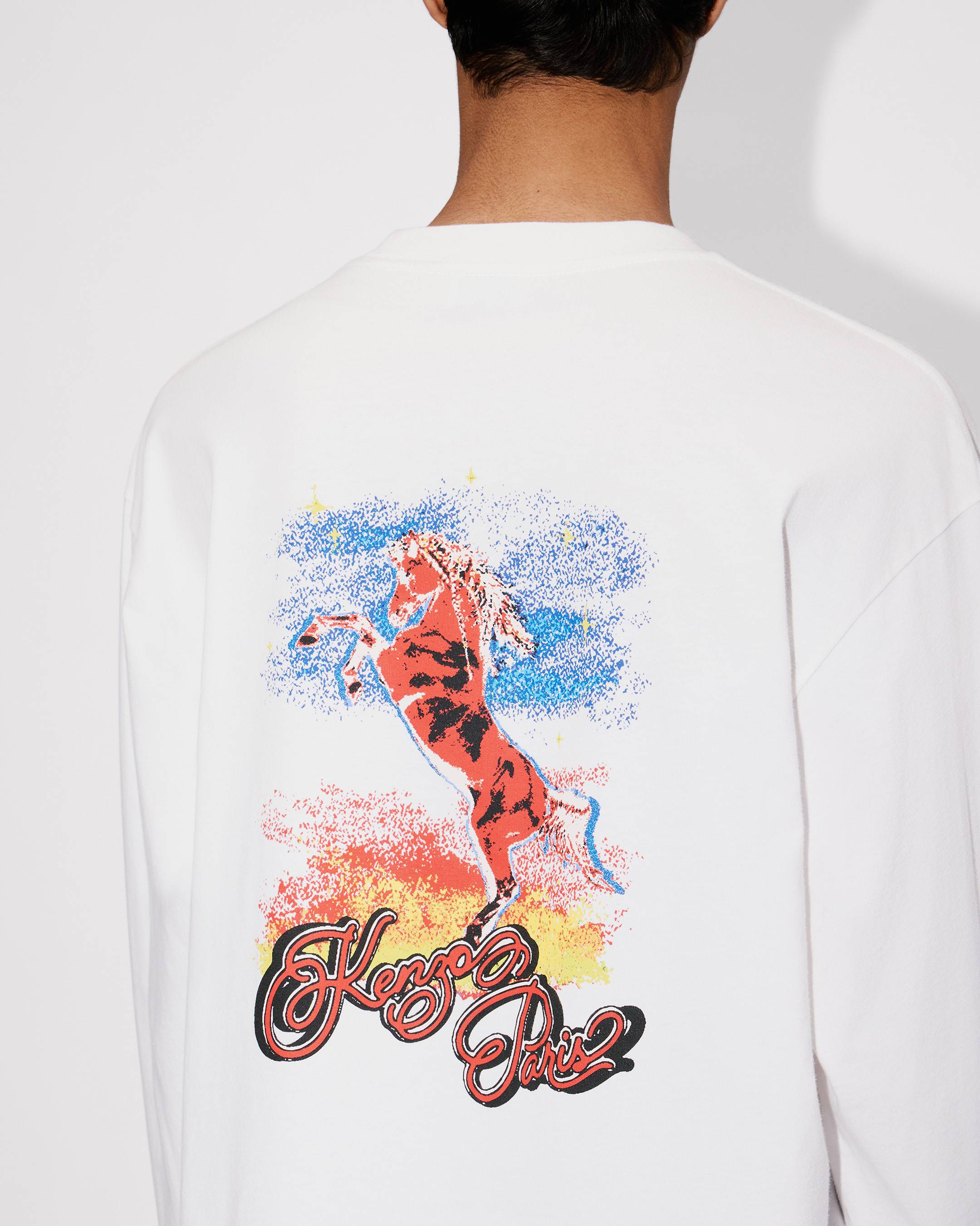 Kenzo Lunar New Year Relax Long Sleeve Tshirt In Cotton