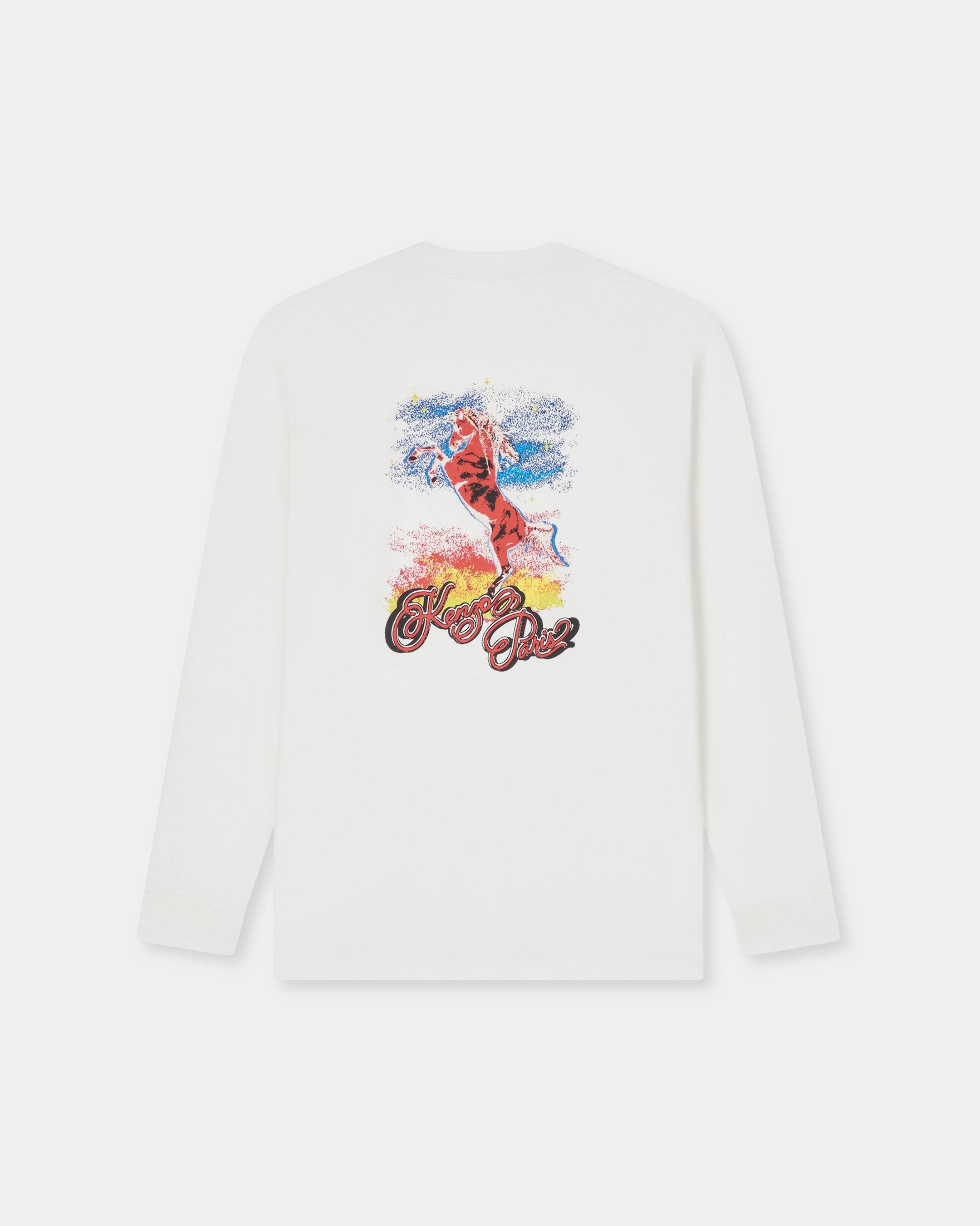 Kenzo Lunar New Year Relax Long Sleeve Tshirt In Cotton