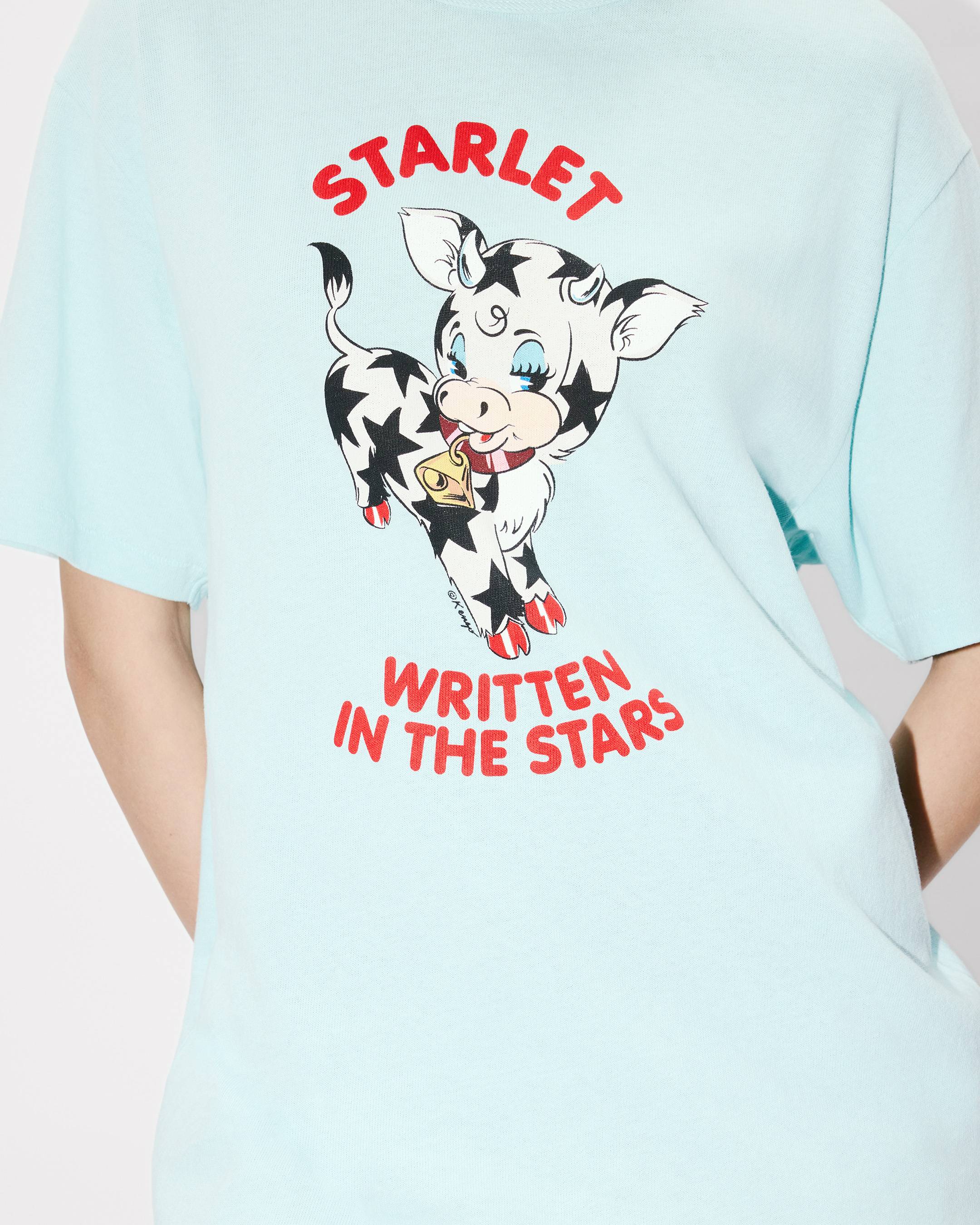 Kenzo Cartoon Genderless Slim Tshirt In Cotton