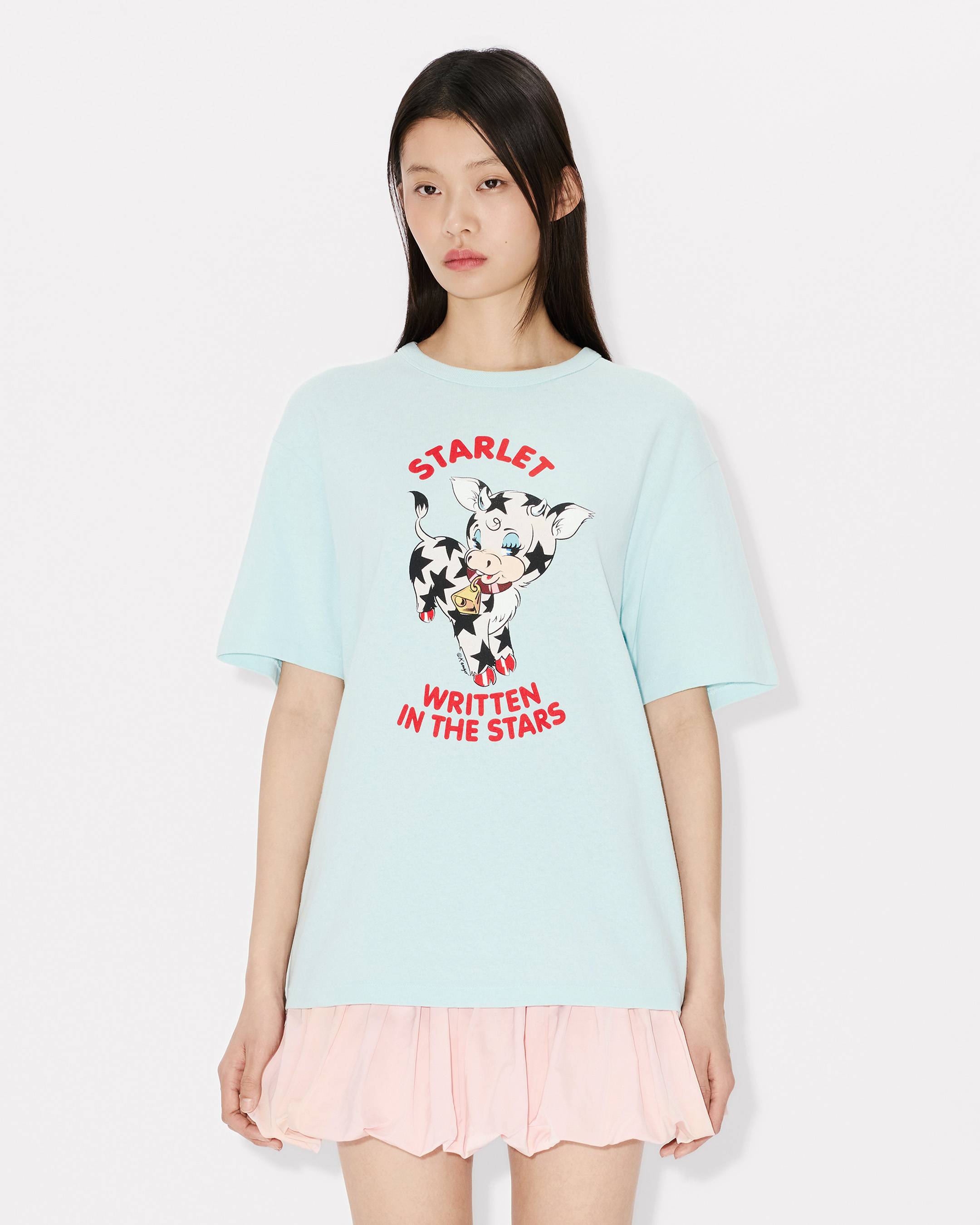 Kenzo Cartoon Genderless Slim Tshirt In Cotton
