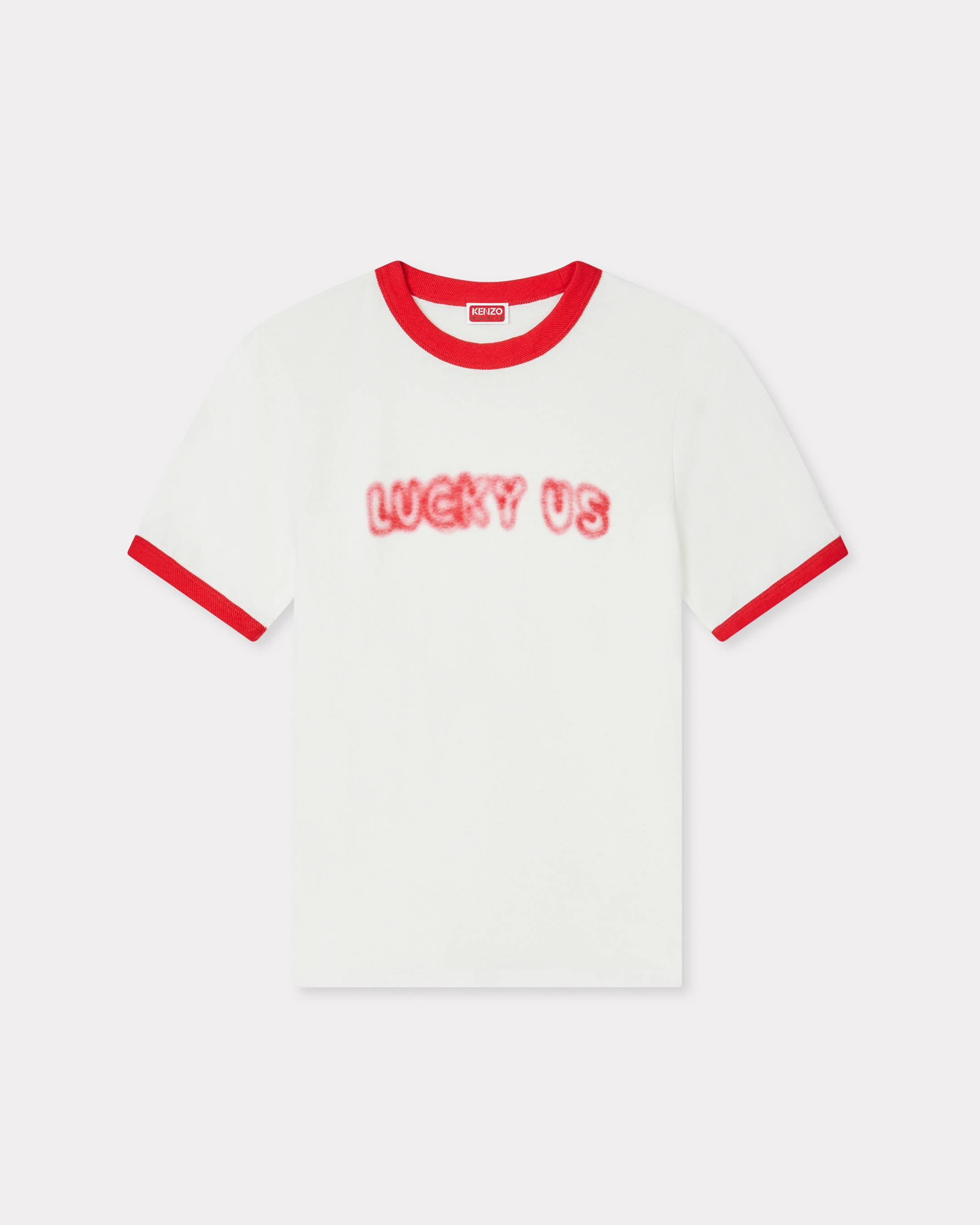 Kenzo Words Slim Tshirt In Cotton