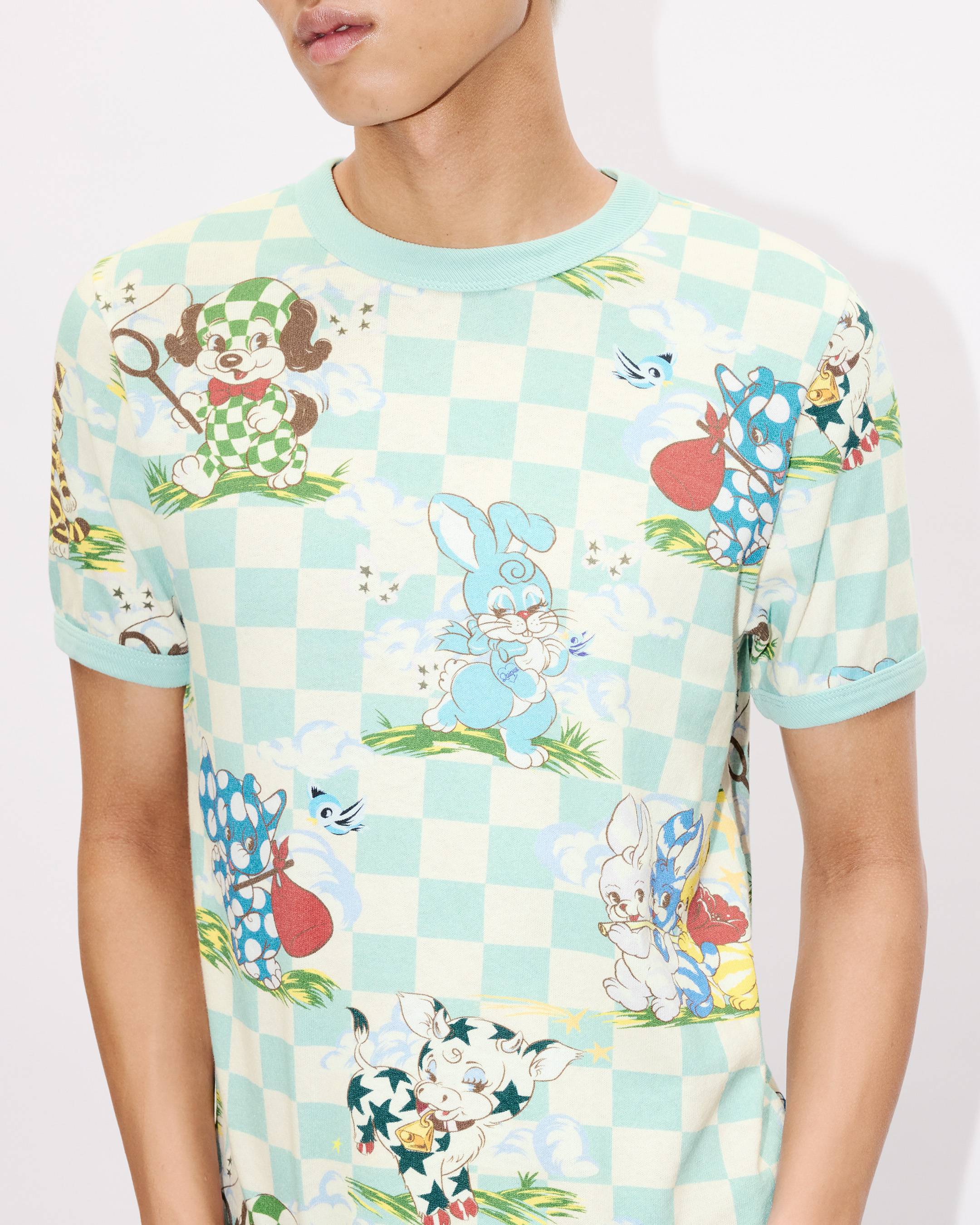 Kenzo Cartoon Slim Tshirt In Cotton