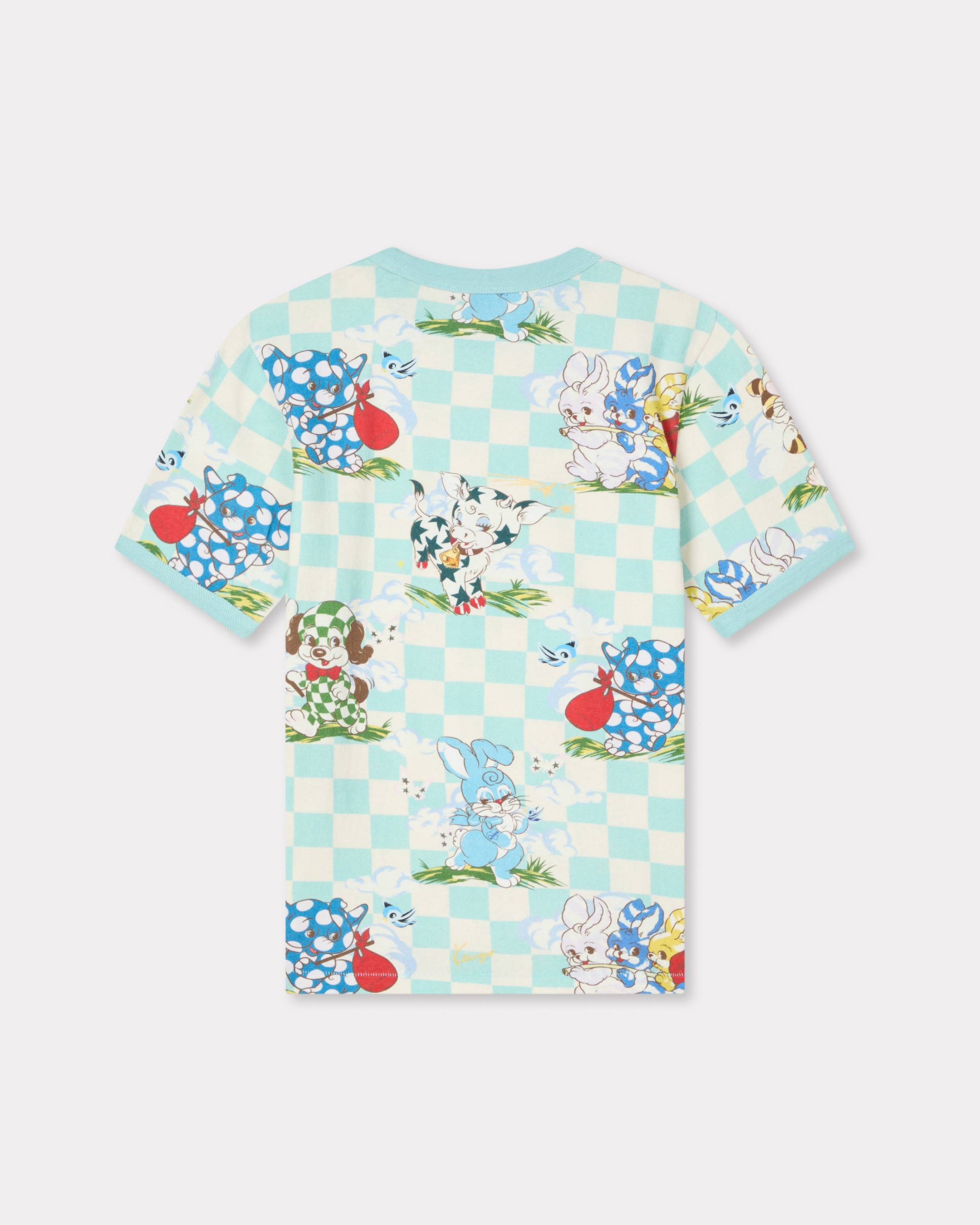 Kenzo Cartoon Slim Tshirt In Cotton