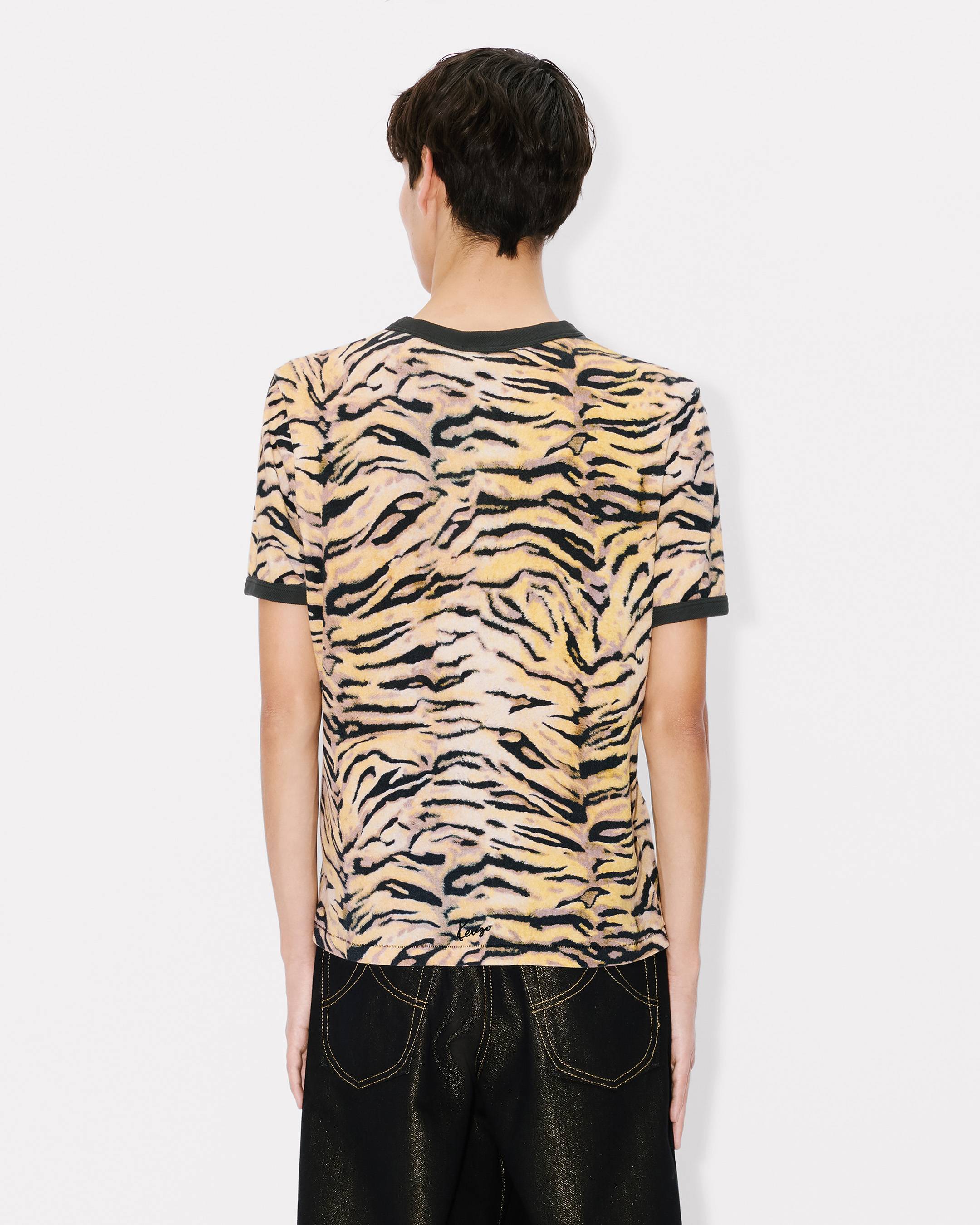 Kenzo Tiger Slim Tshirt In Cotton
