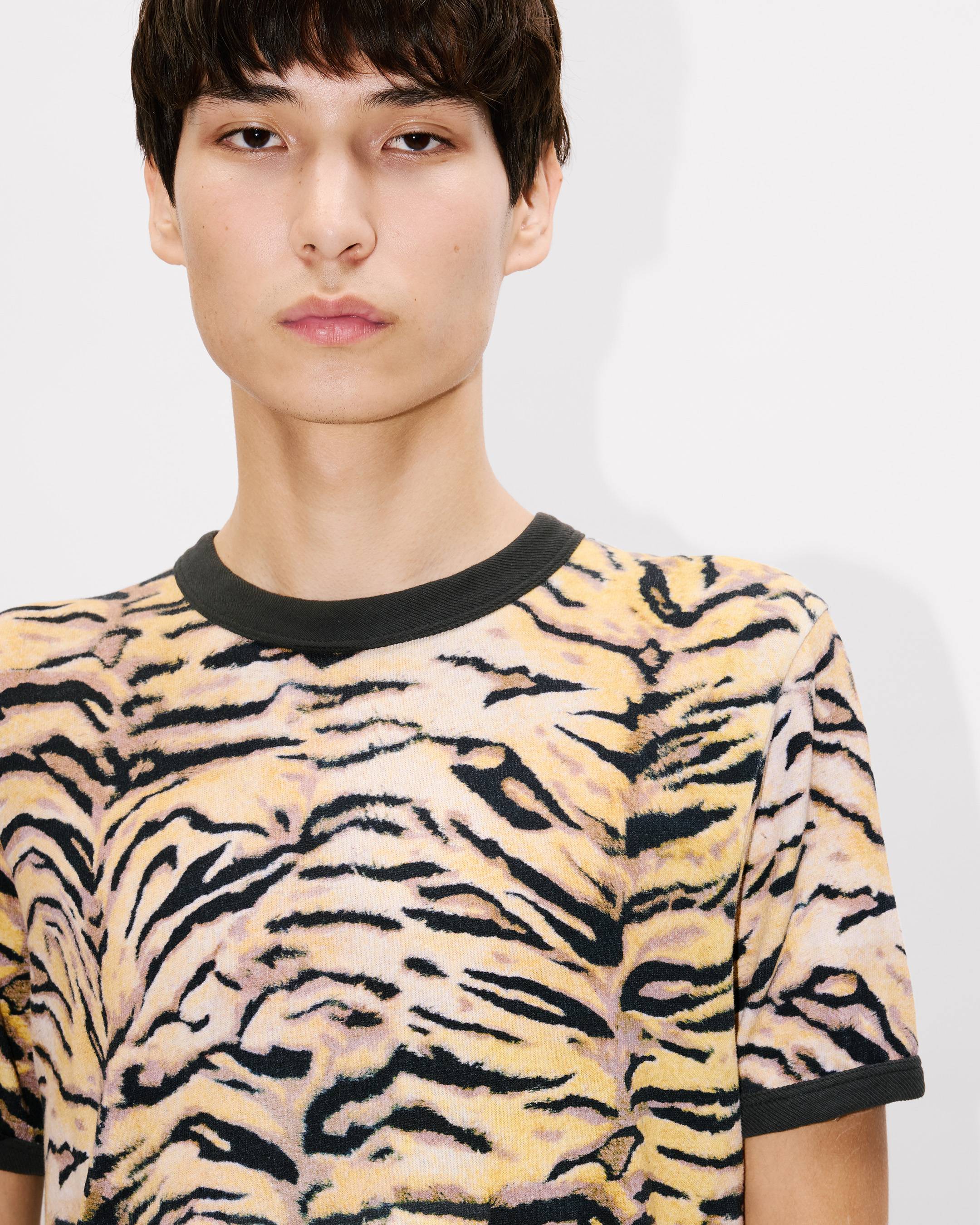 Kenzo Tiger Slim Tshirt In Cotton