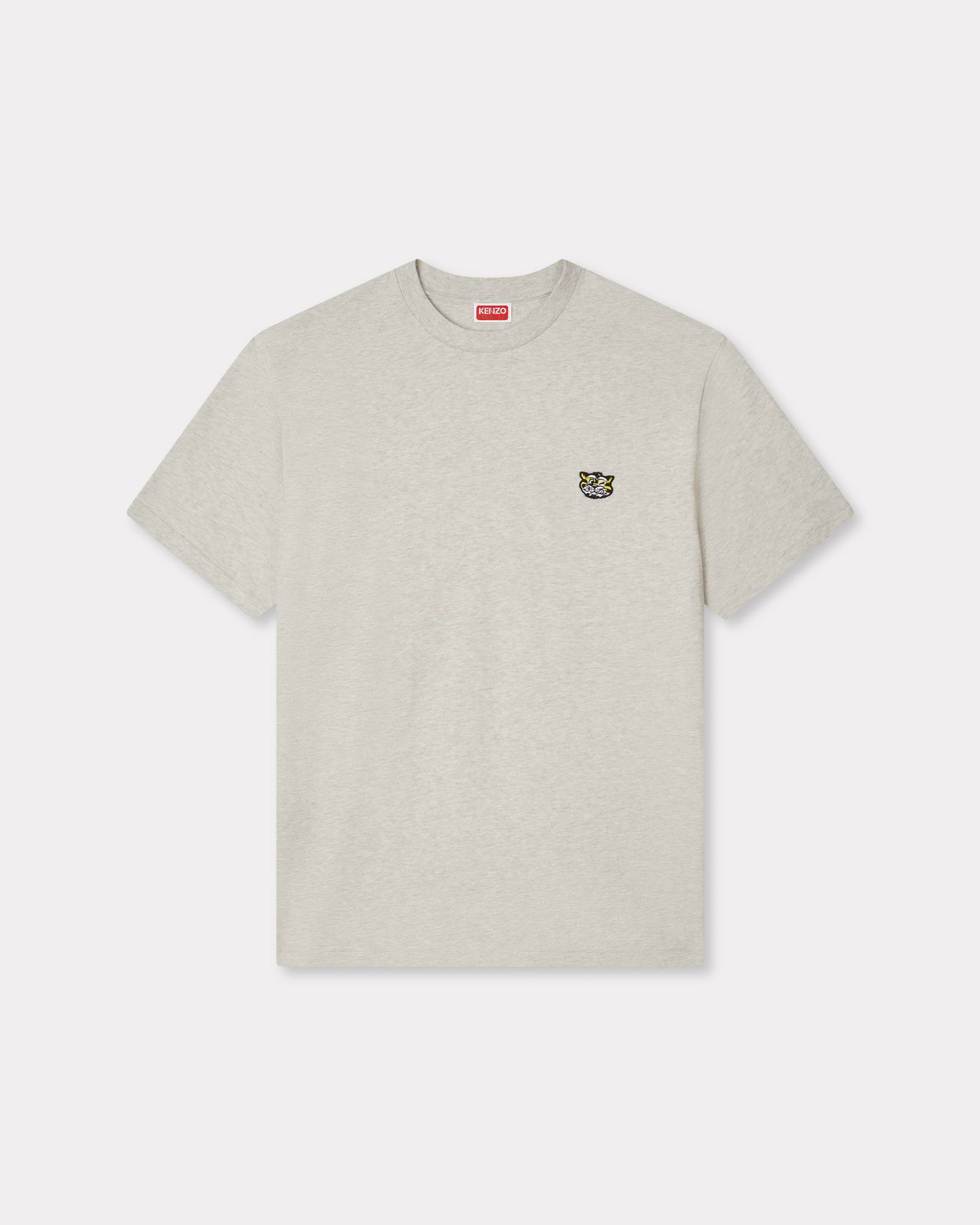 Kenzo Wild Tiger Embroidered Tshirt In Cotton