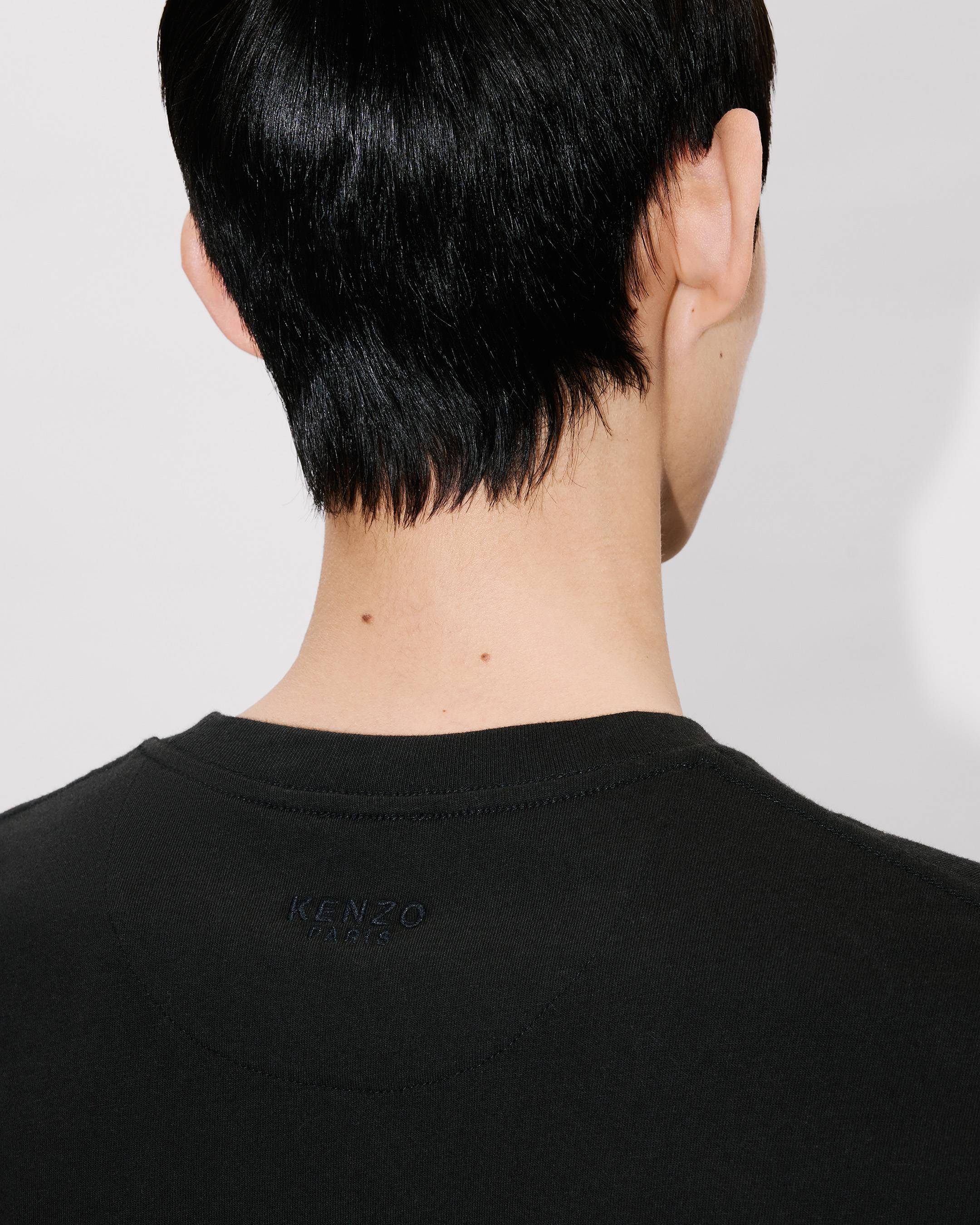 Kenzo Wild Tiger Embroidered Tshirt In Cotton