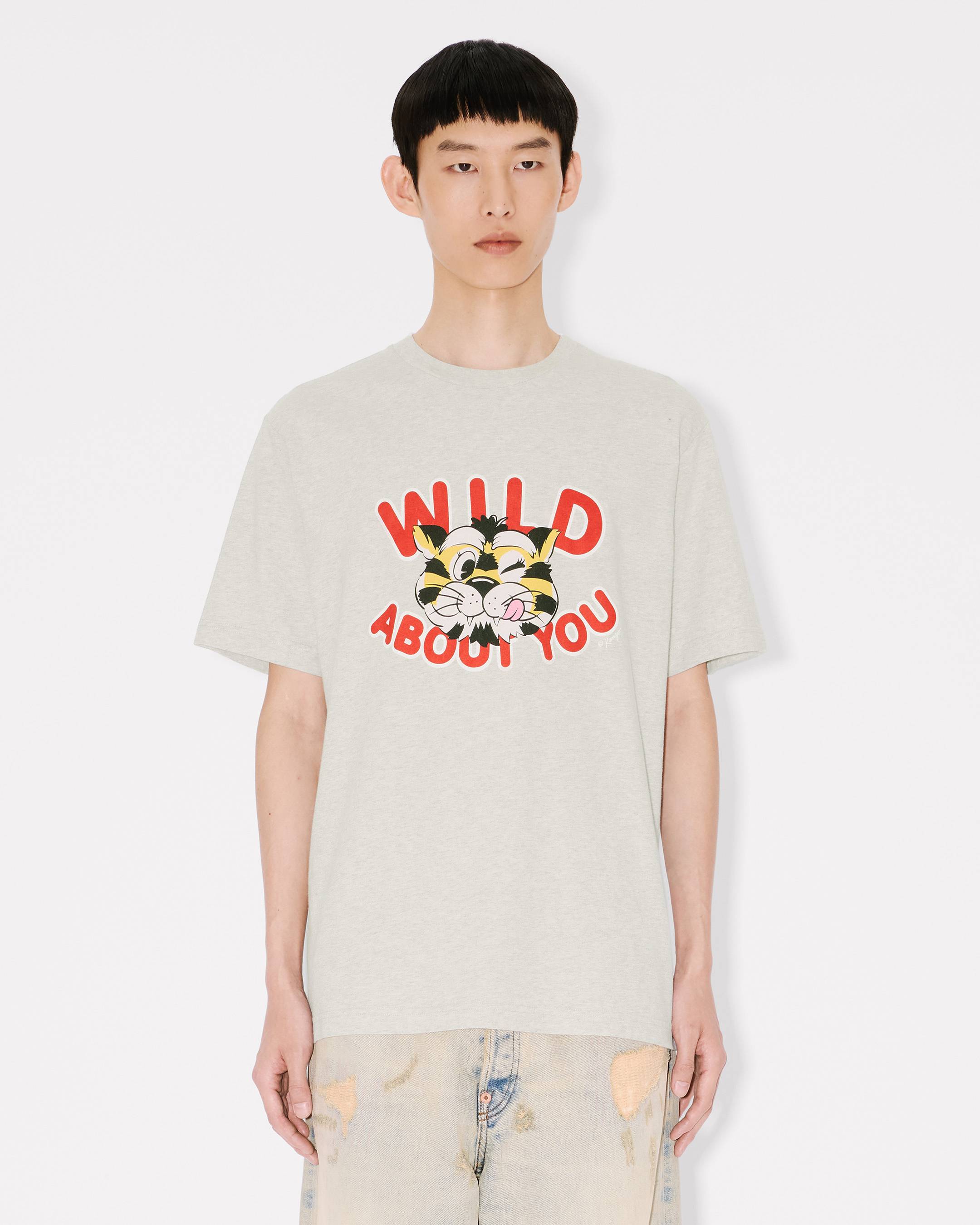 Kenzo Wild Tiger Tshirt In Cotton