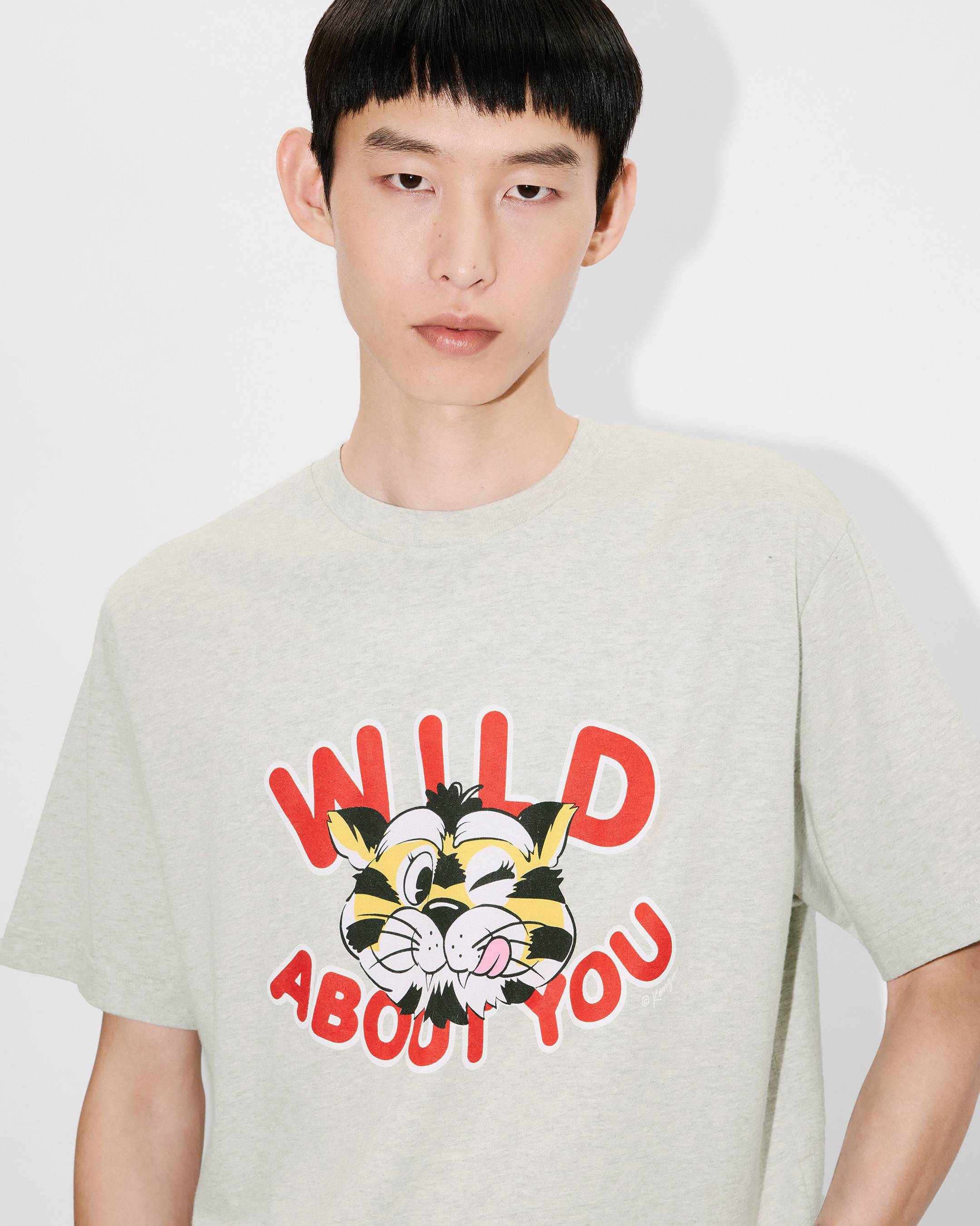 Kenzo Wild Tiger Tshirt In Cotton
