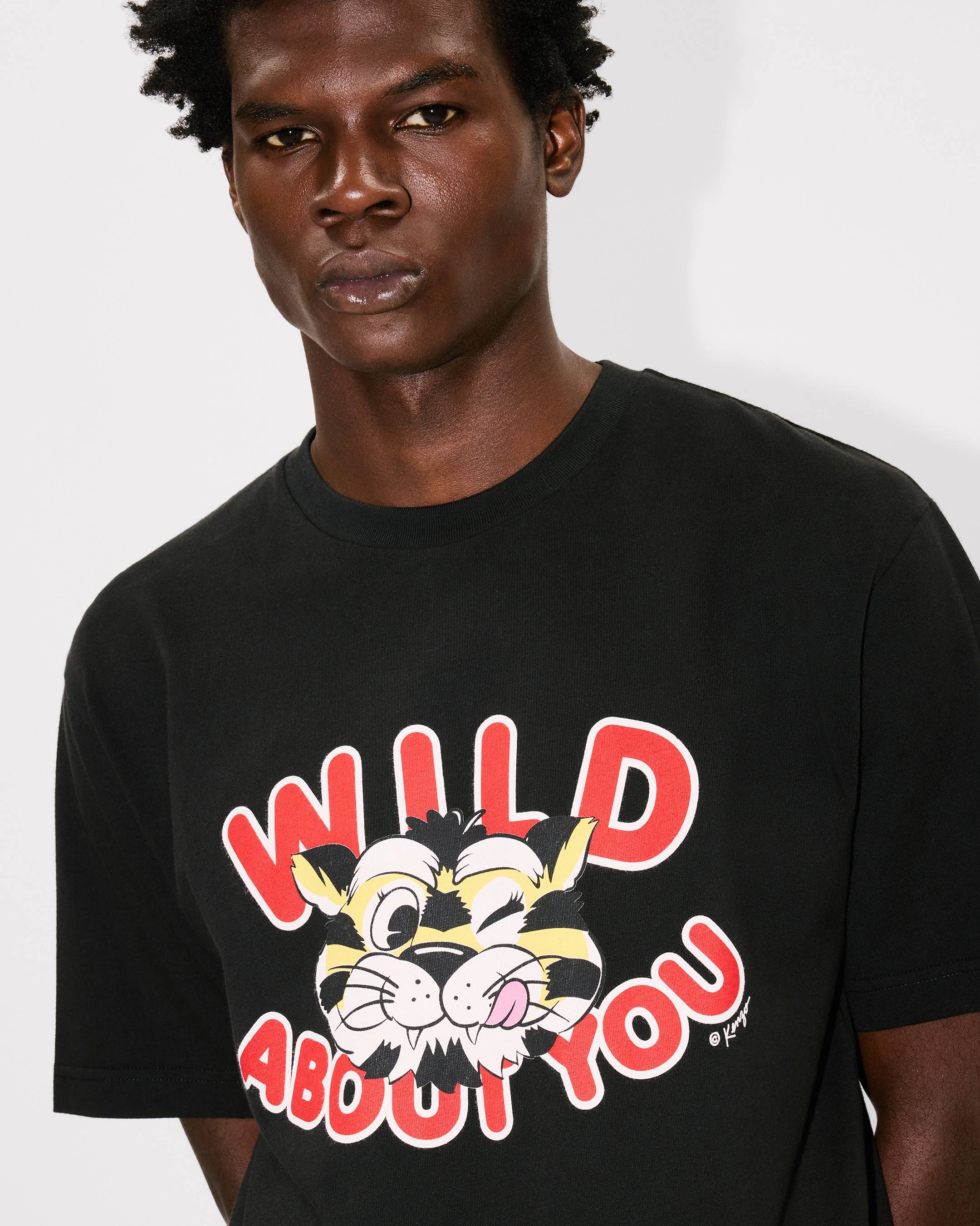 Kenzo Wild Tiger Tshirt In Cotton