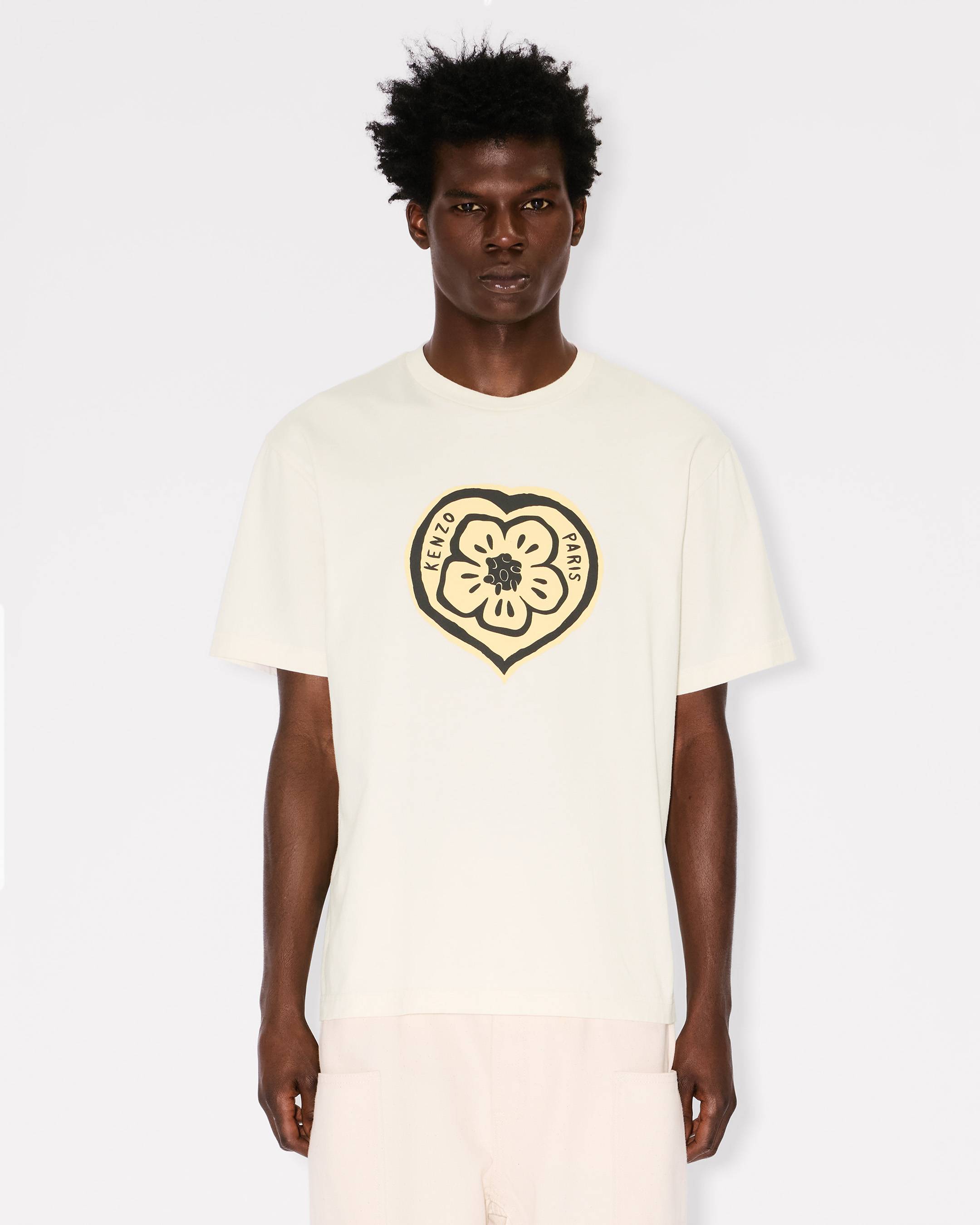 Kenzo Boke Heart Tshirt In Cotton