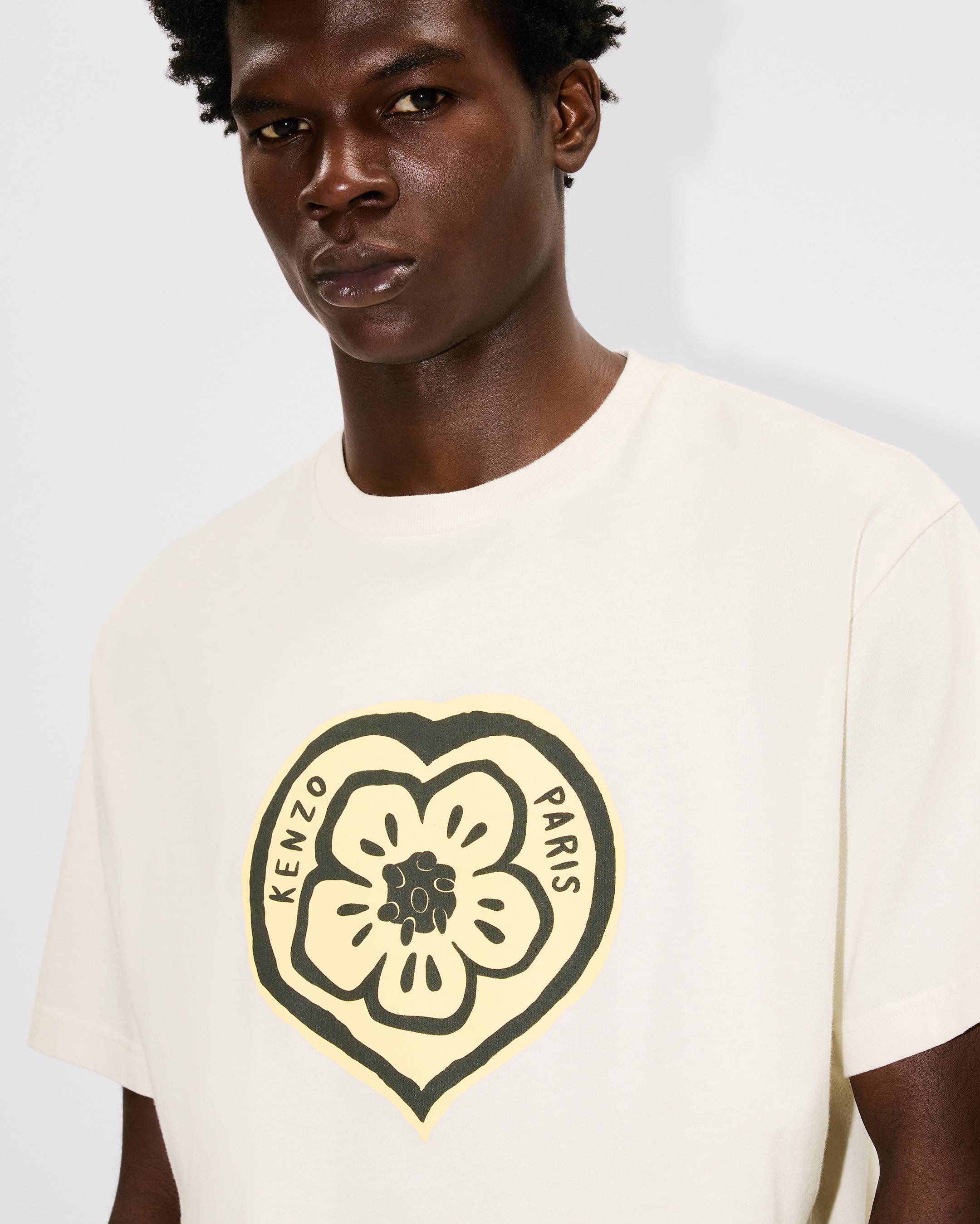 Kenzo Boke Heart Tshirt In Cotton