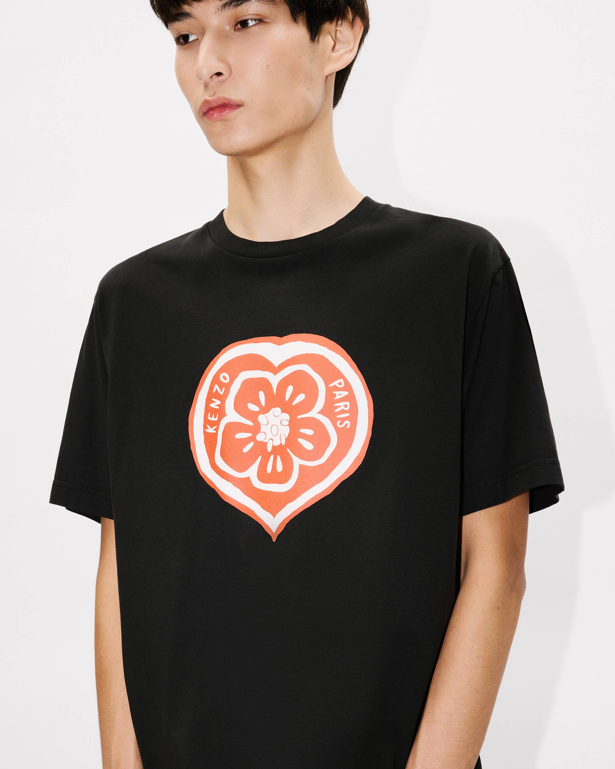 Kenzo Boke Heart Tshirt In Cotton