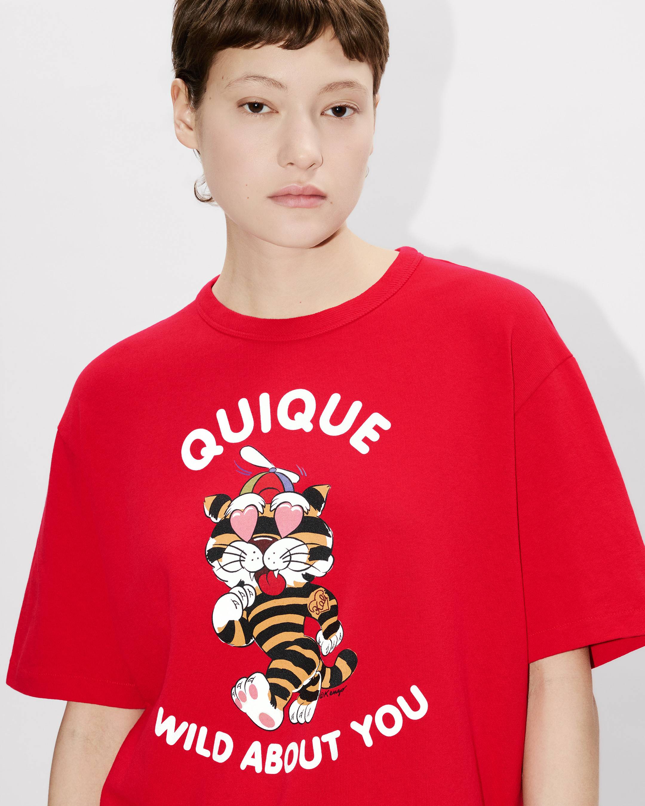 Kenzo Cartoon Genderless Tshirt In Cotton