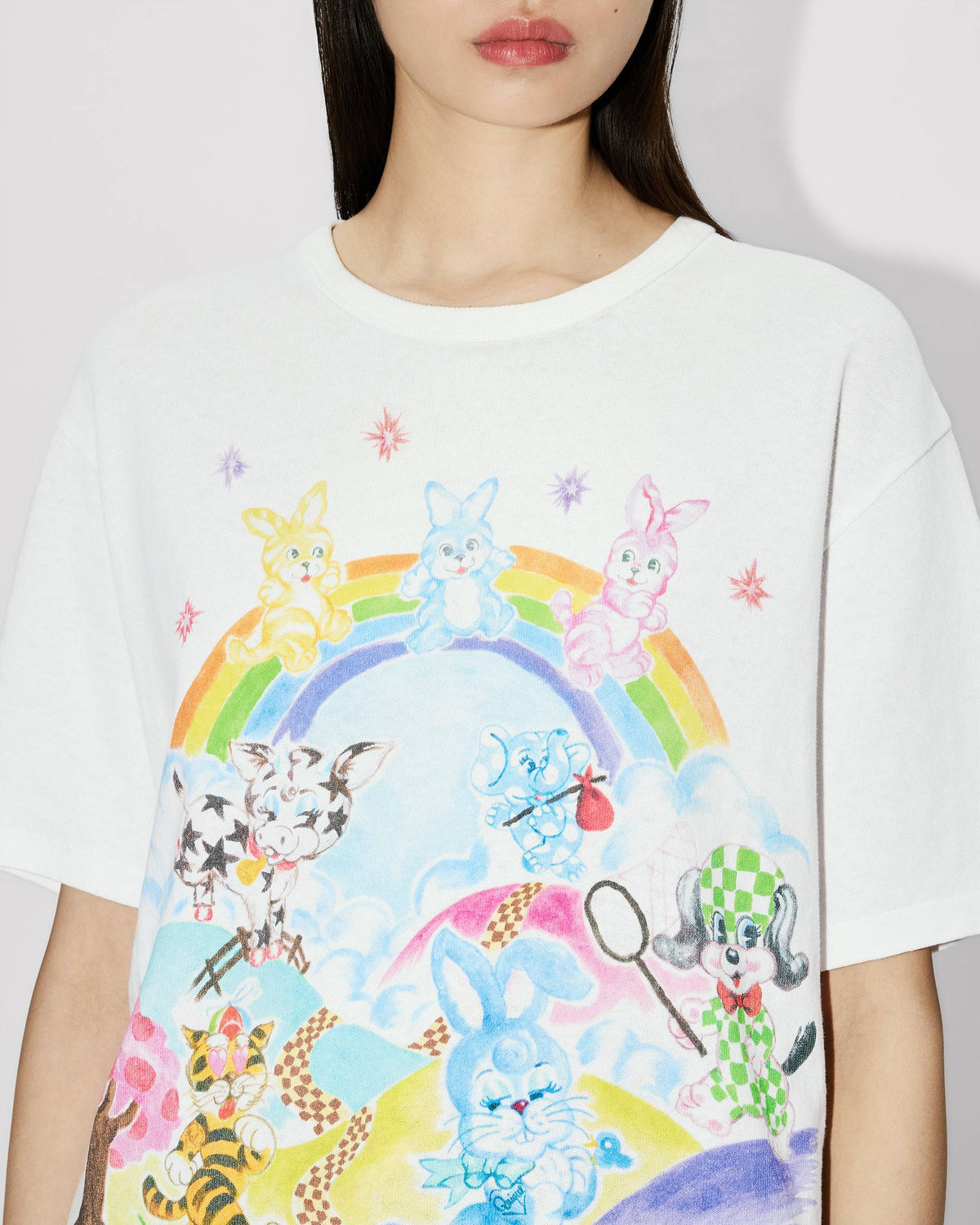 Kenzo Cartoon Genderless Tshirt In Cotton