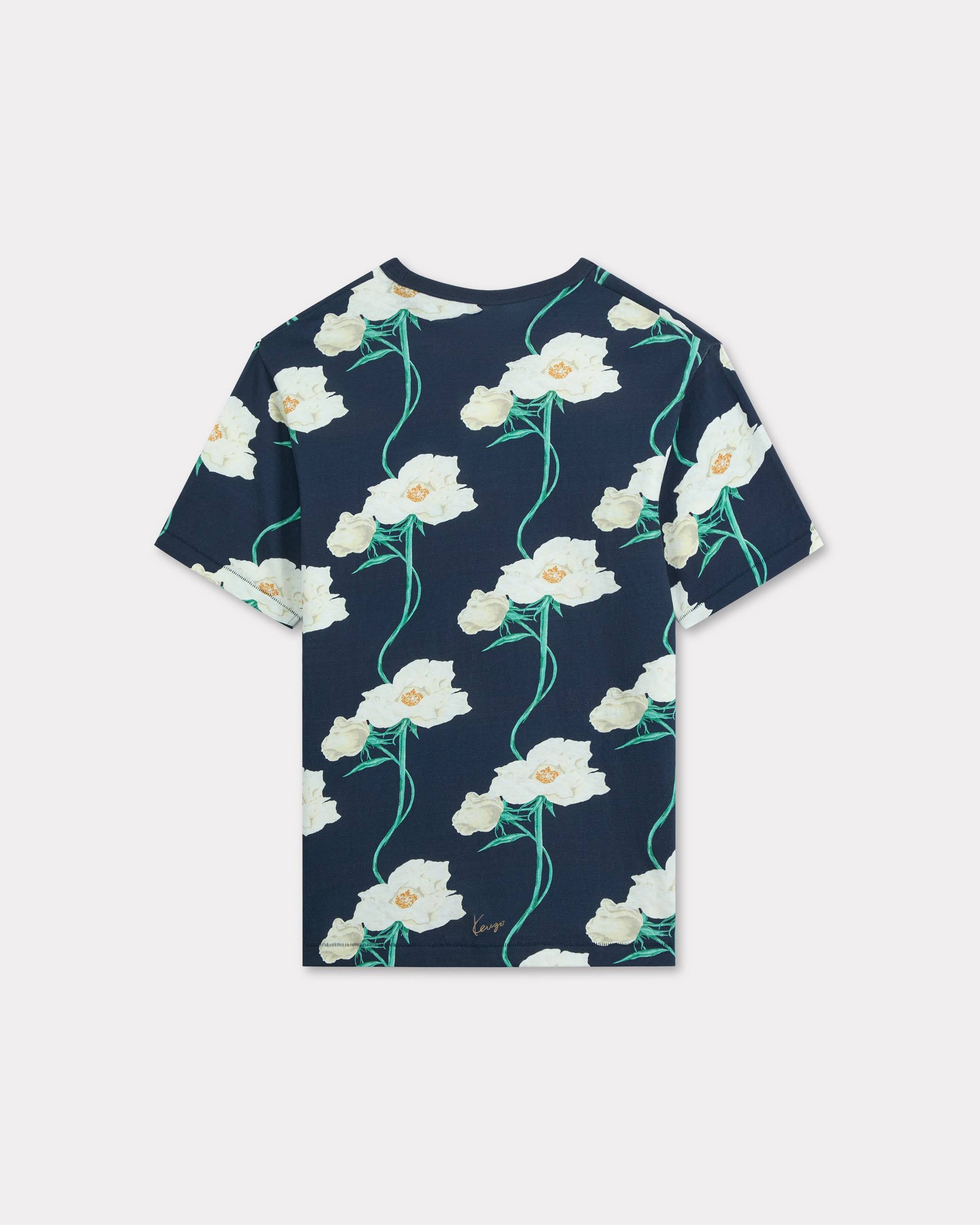 Kenzo Archive Rose Tshirt In Cotton