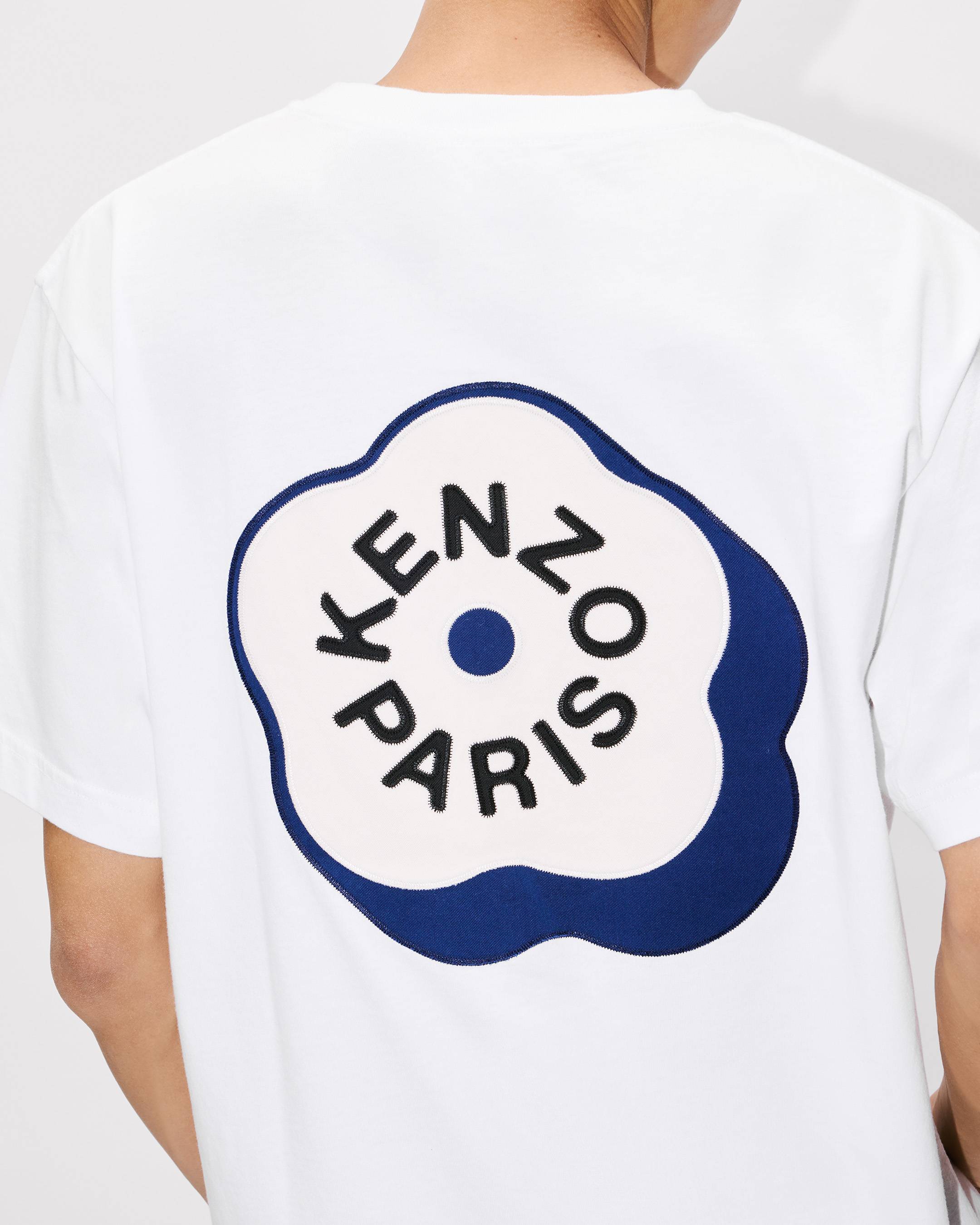 Kenzo Boke Flower 20 Embroidered Oversized Tshirt In Cotton