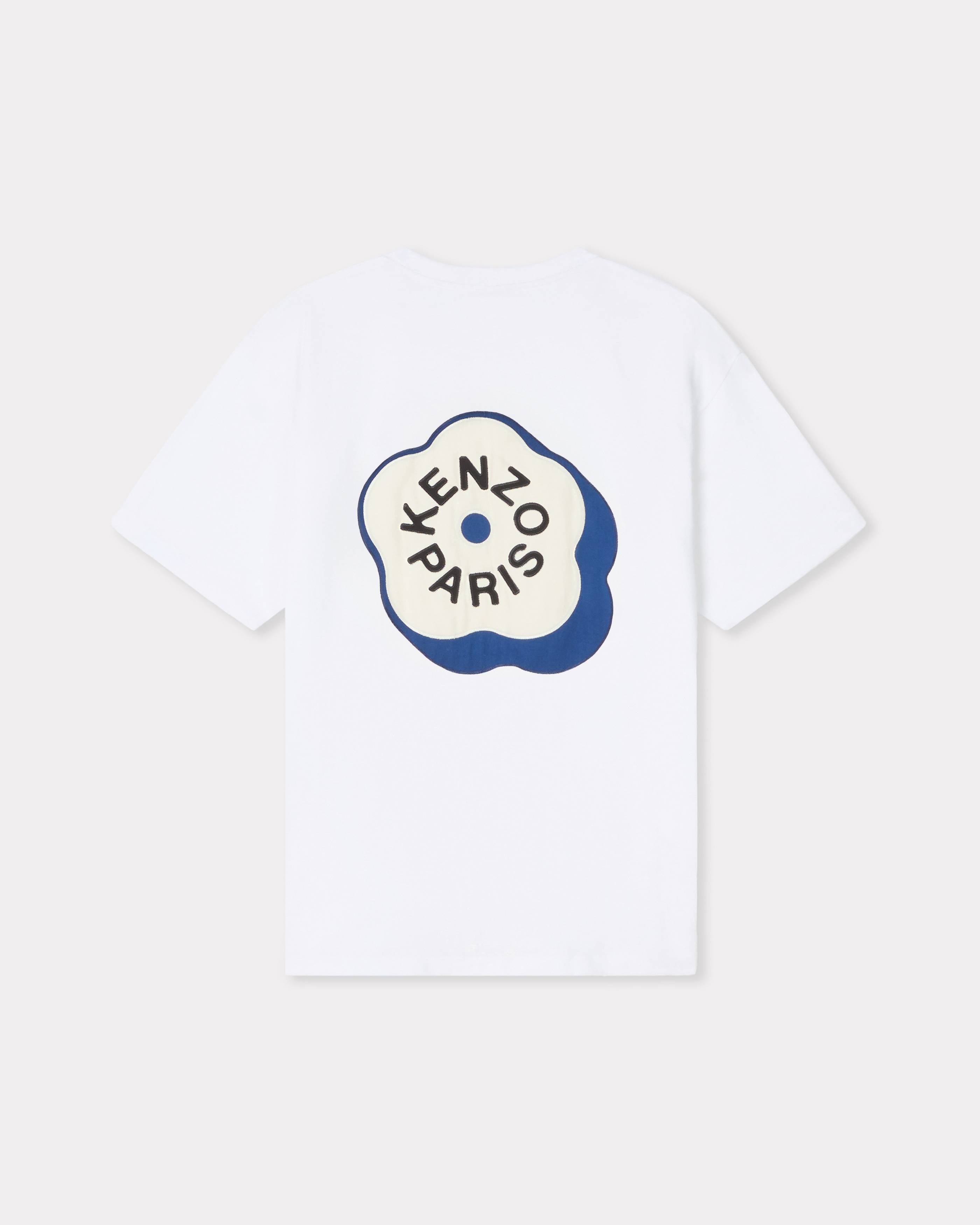 Kenzo Boke Flower 20 Embroidered Oversized Tshirt In Cotton