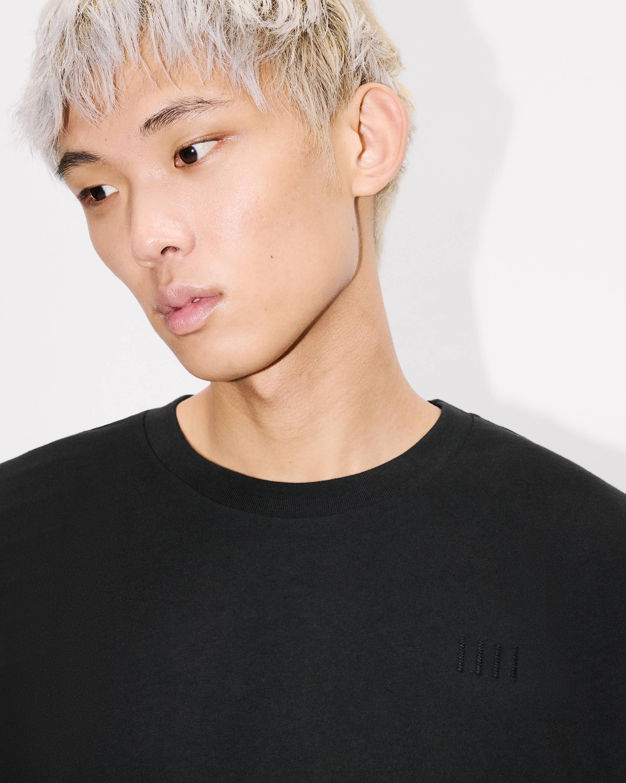 Kenzo Boke Flower 20 Embroidered Oversized Tshirt In Cotton