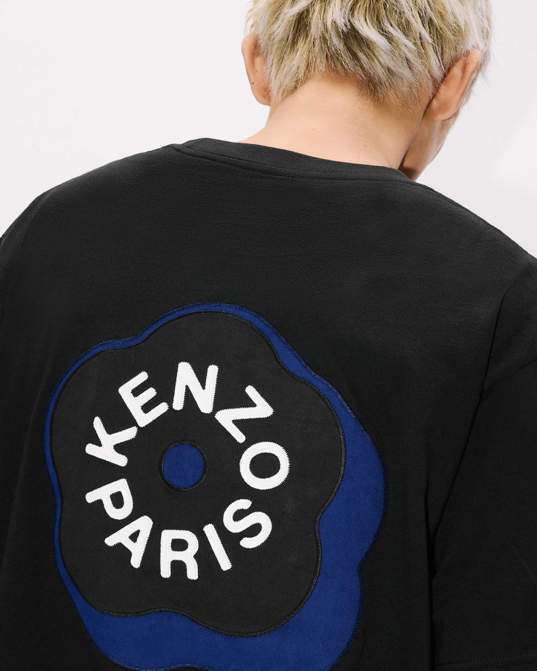 Kenzo Boke Flower 20 Embroidered Oversized Tshirt In Cotton