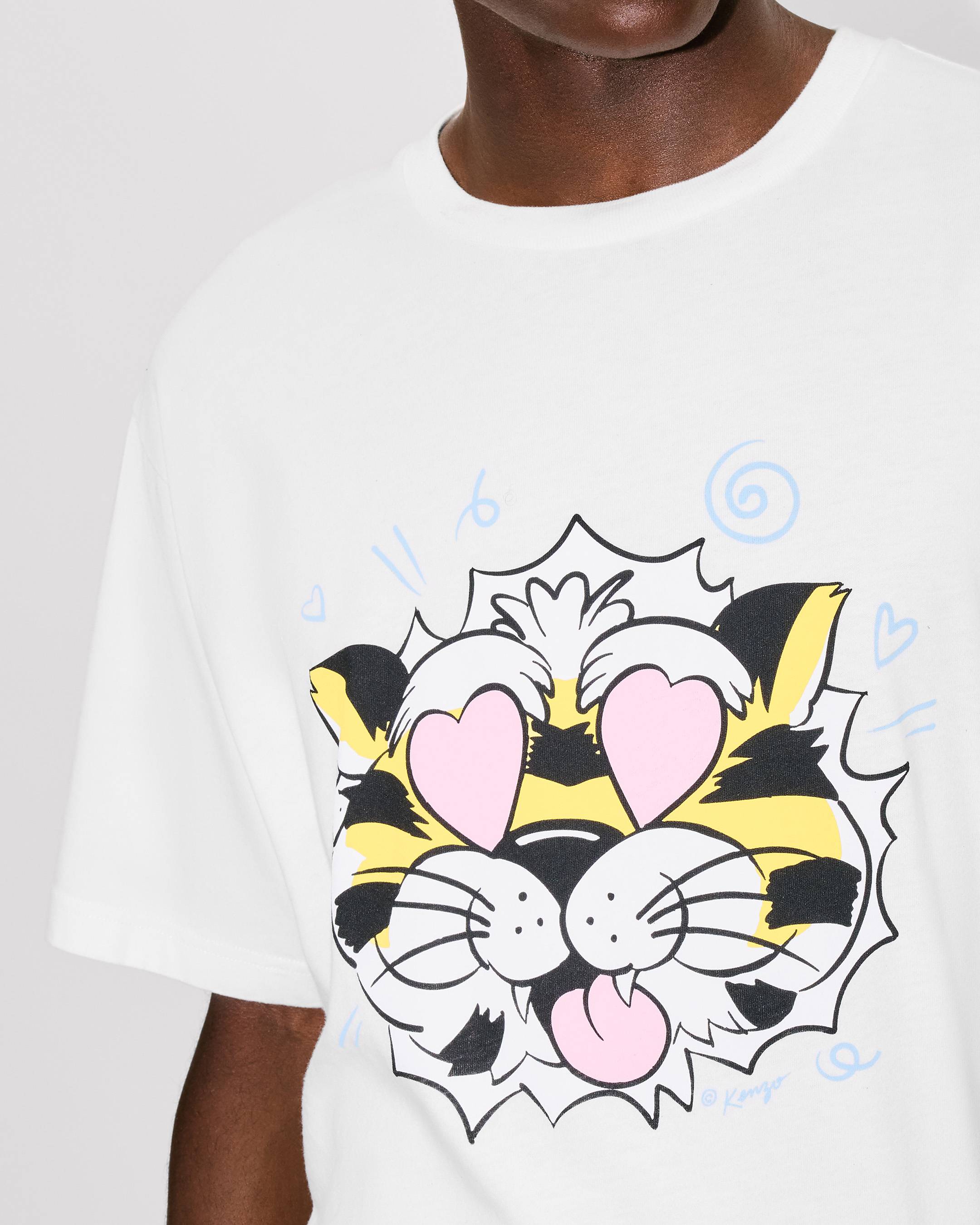 Kenzo Wild Tiger Oversized Tshirt In Cotton