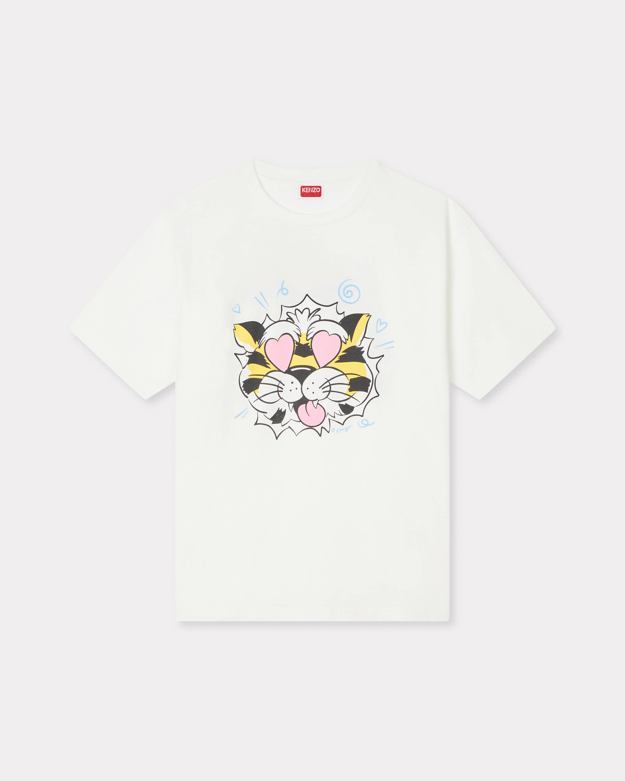 Kenzo Wild Tiger Oversized Tshirt In Cotton