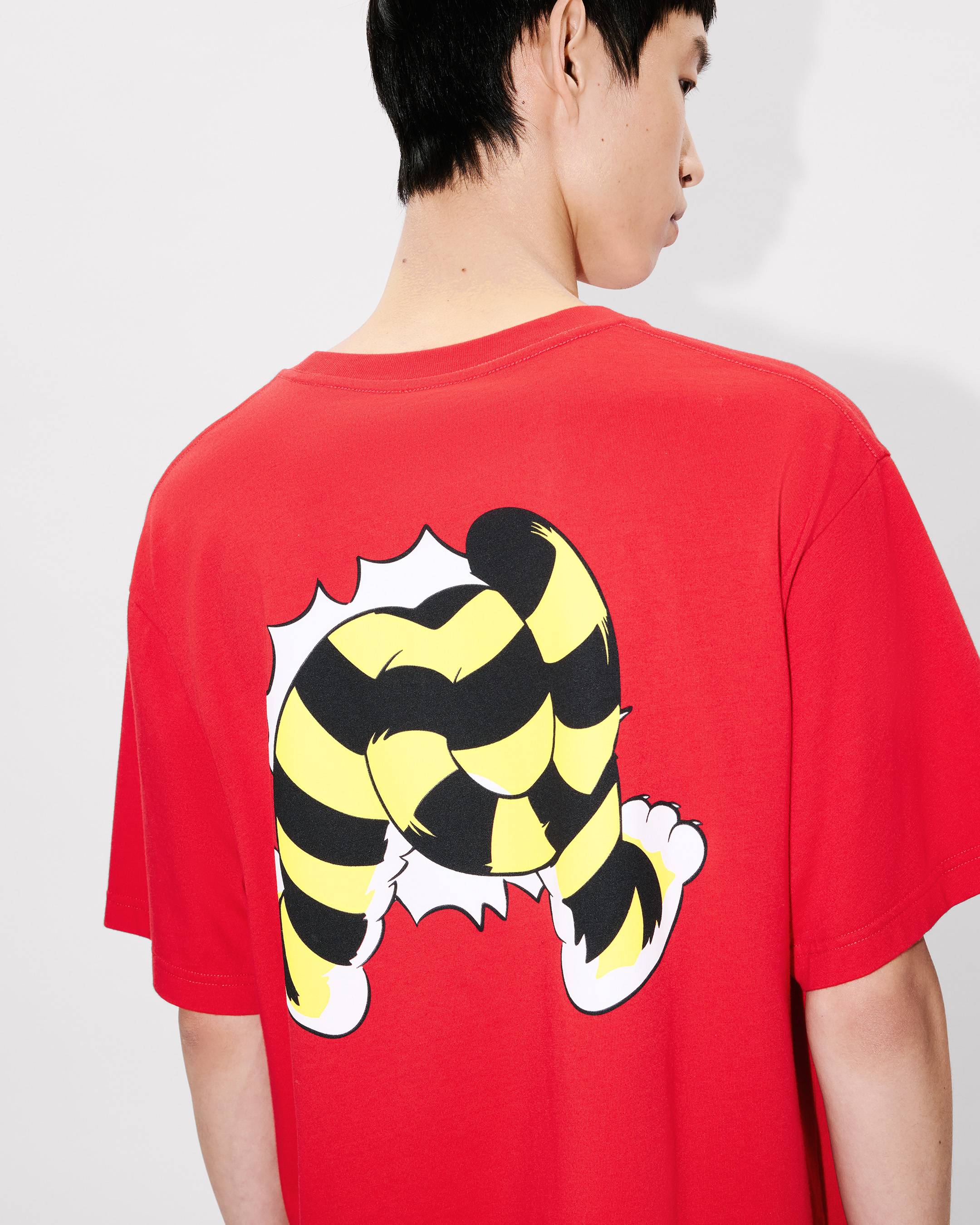 Kenzo Wild Tiger Oversized Tshirt In Cotton