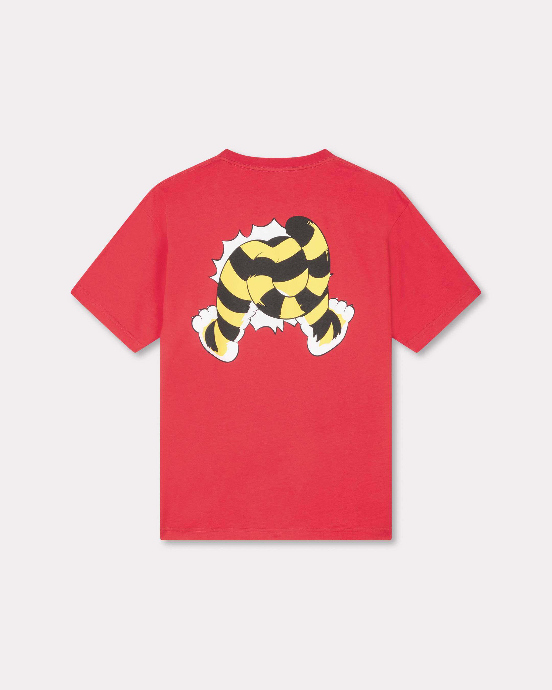 Kenzo Wild Tiger Oversized Tshirt In Cotton