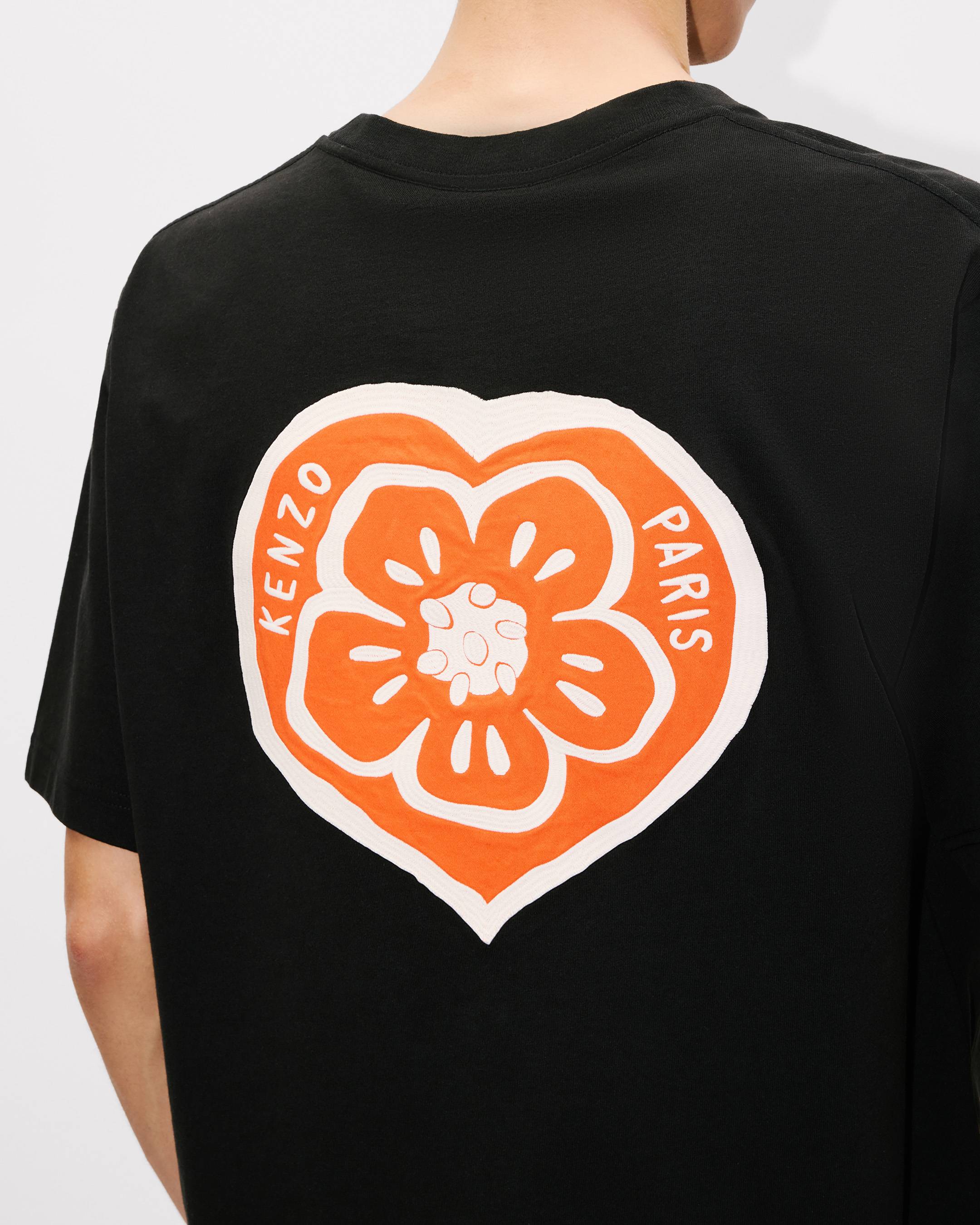 Kenzo Boke Heart Oversized Tshirt In Cotton