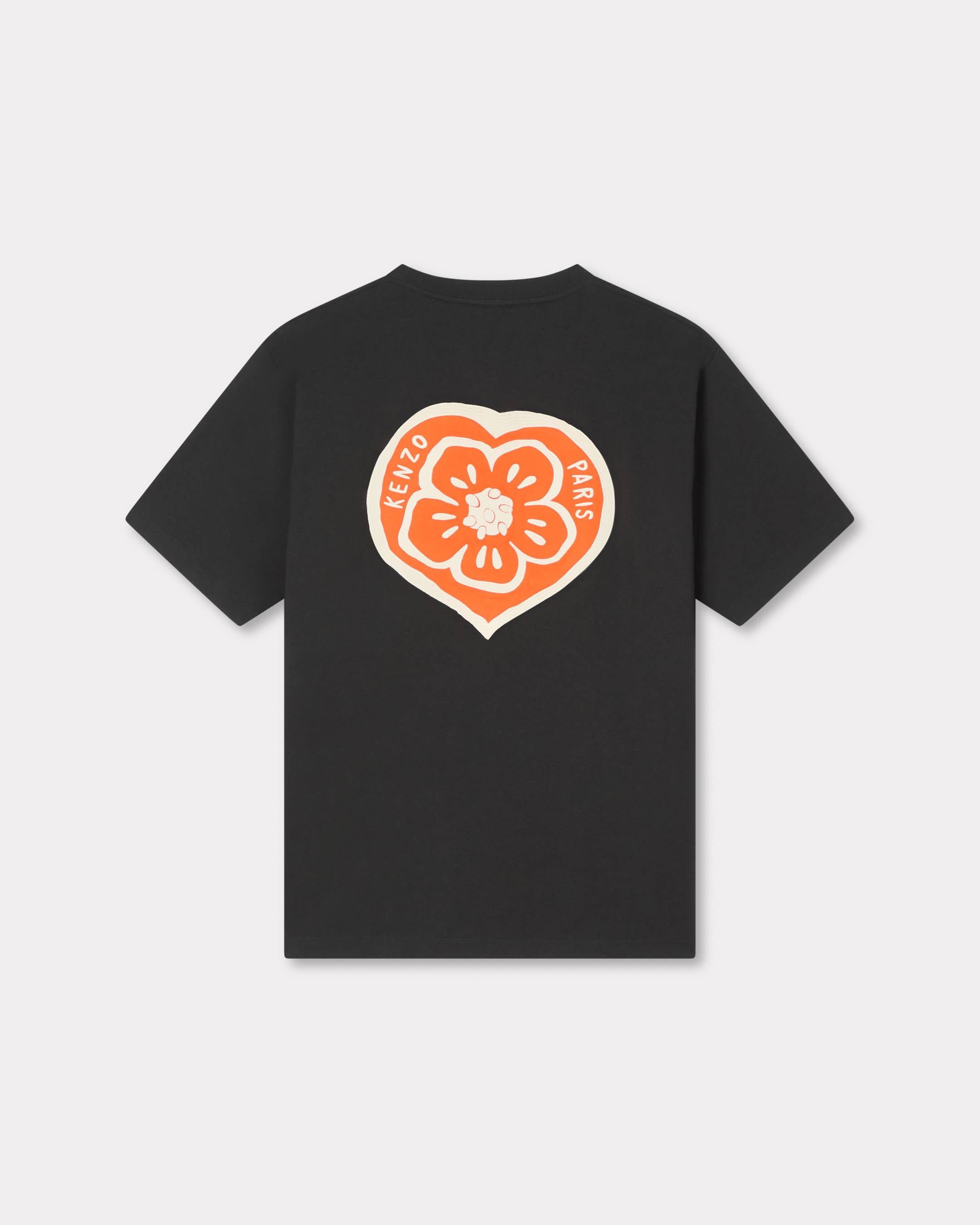 Kenzo Boke Heart Oversized Tshirt In Cotton