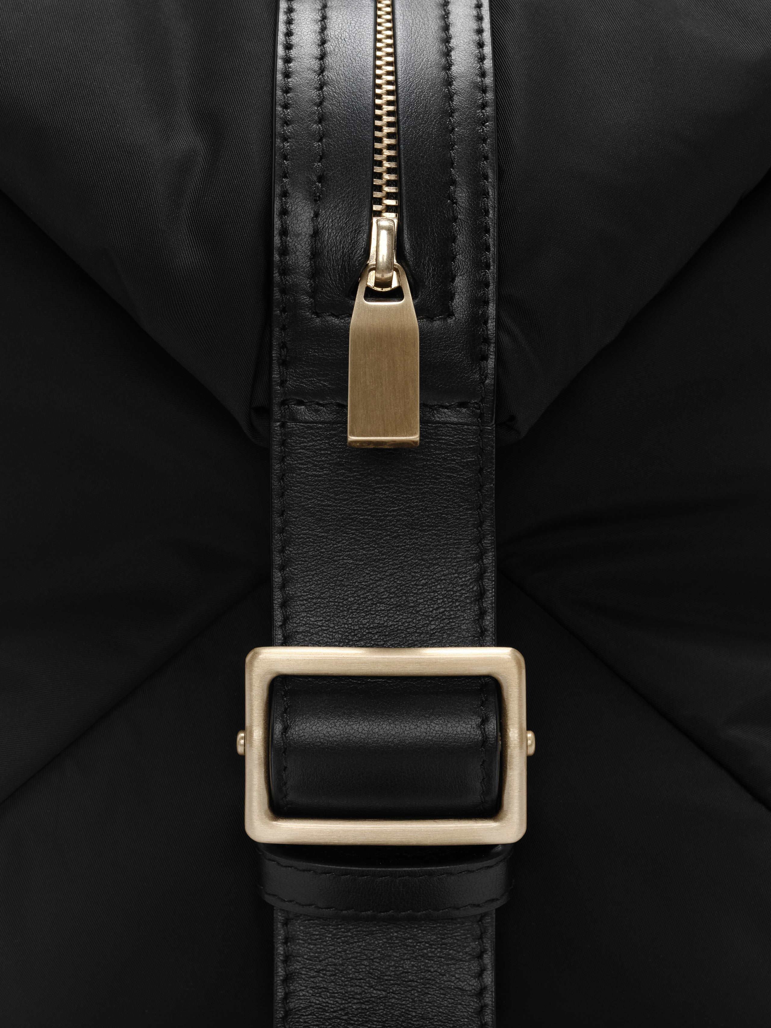 Essentials Nylon Belted Duffle Black