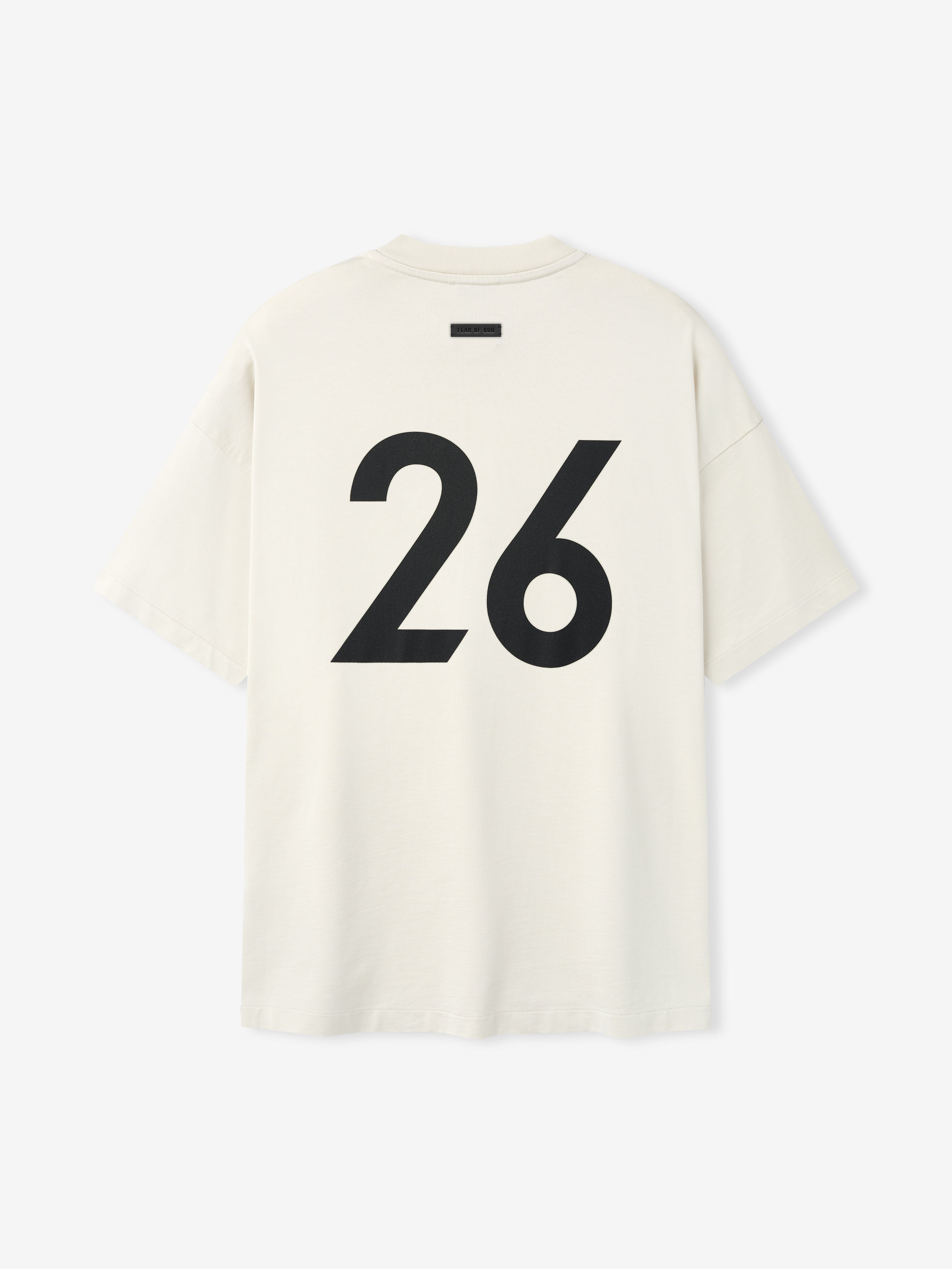 Essentials Cotton Rayon "26" Ss Tee Dirty Ivory