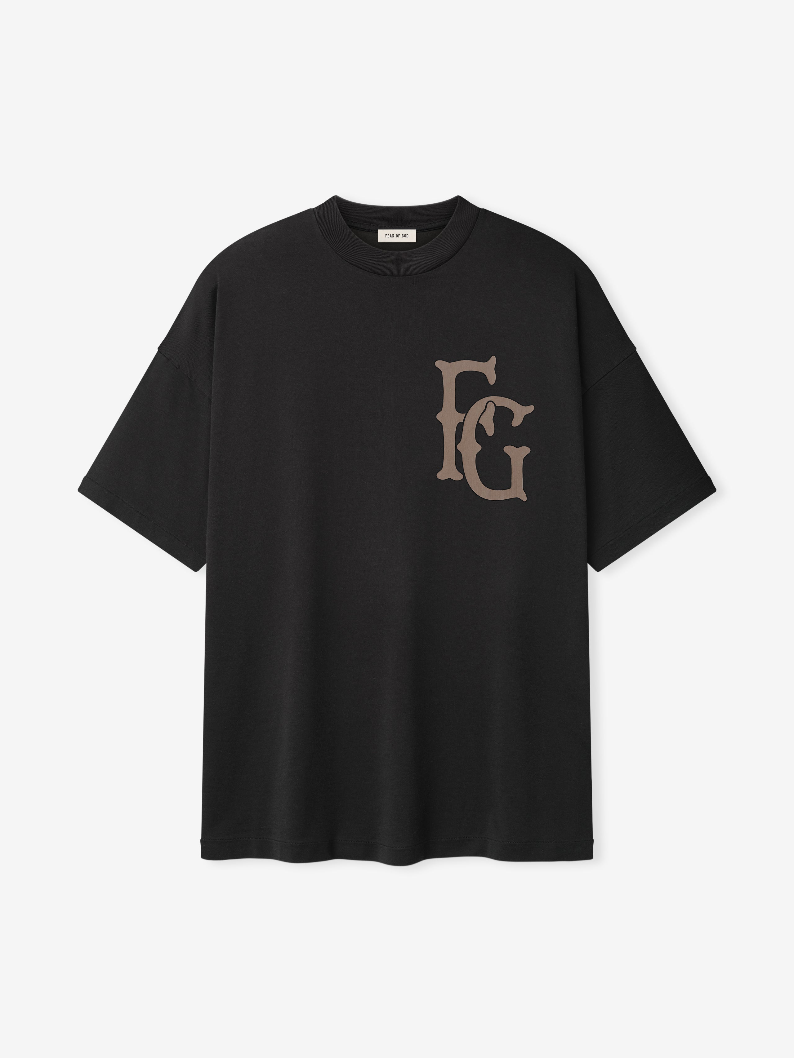 Essentials Cotton Rayon 43 Tee Black