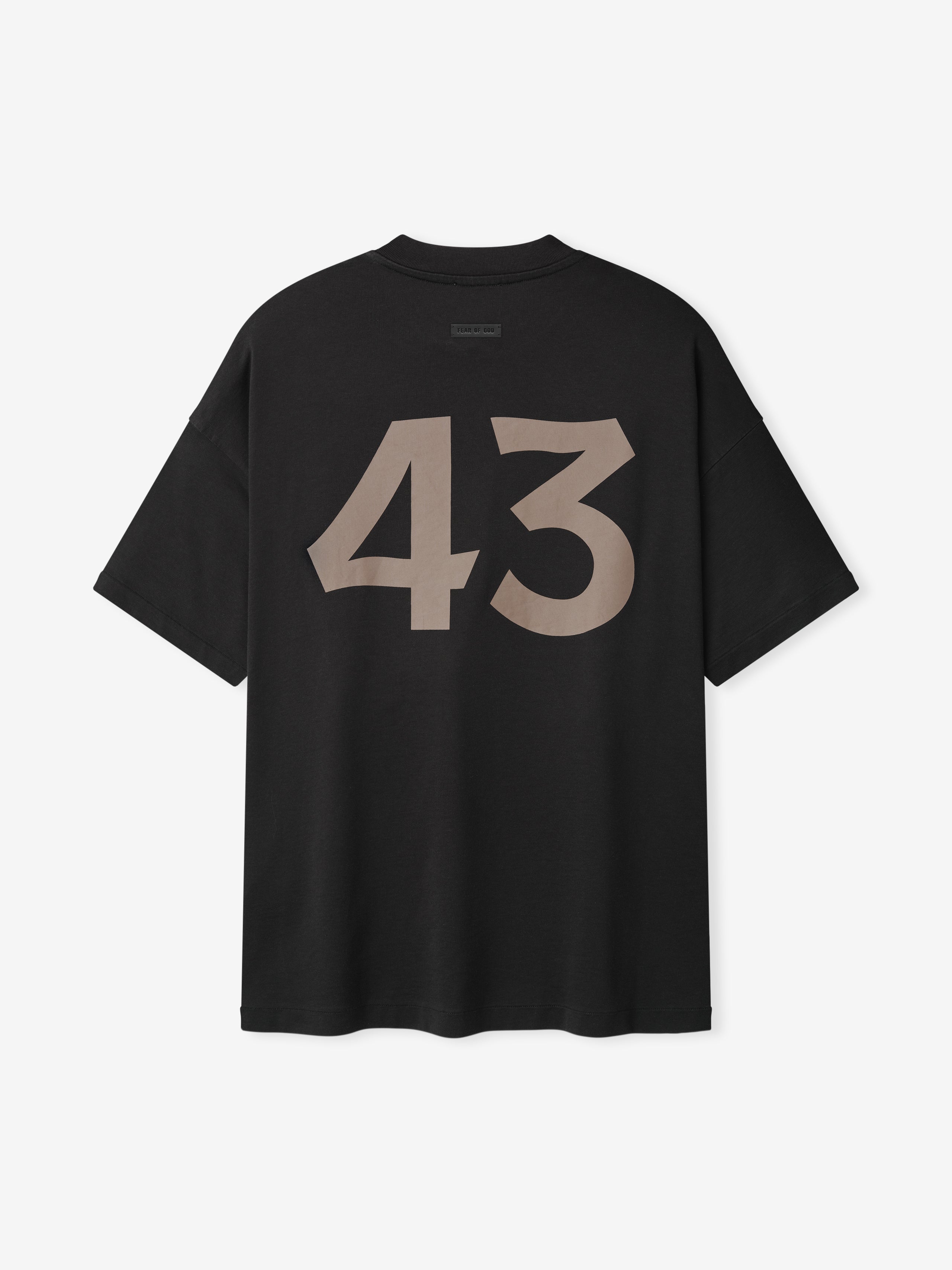 Essentials Cotton Rayon 43 Tee Black