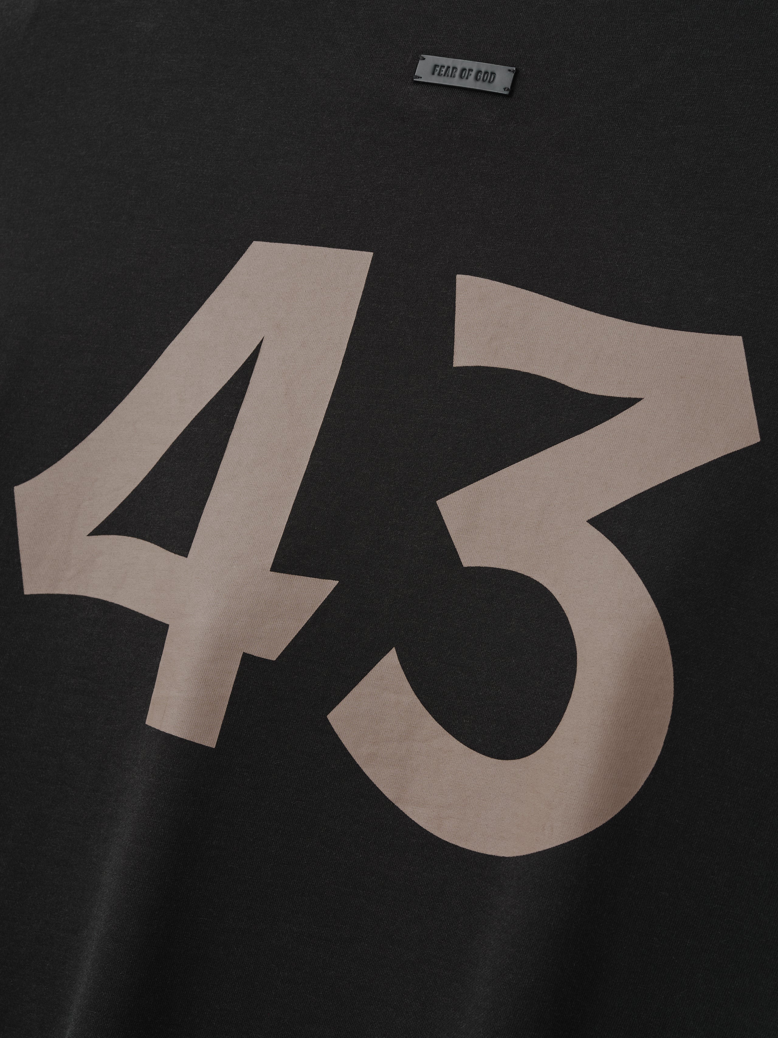 Essentials Cotton Rayon 43 Tee Black