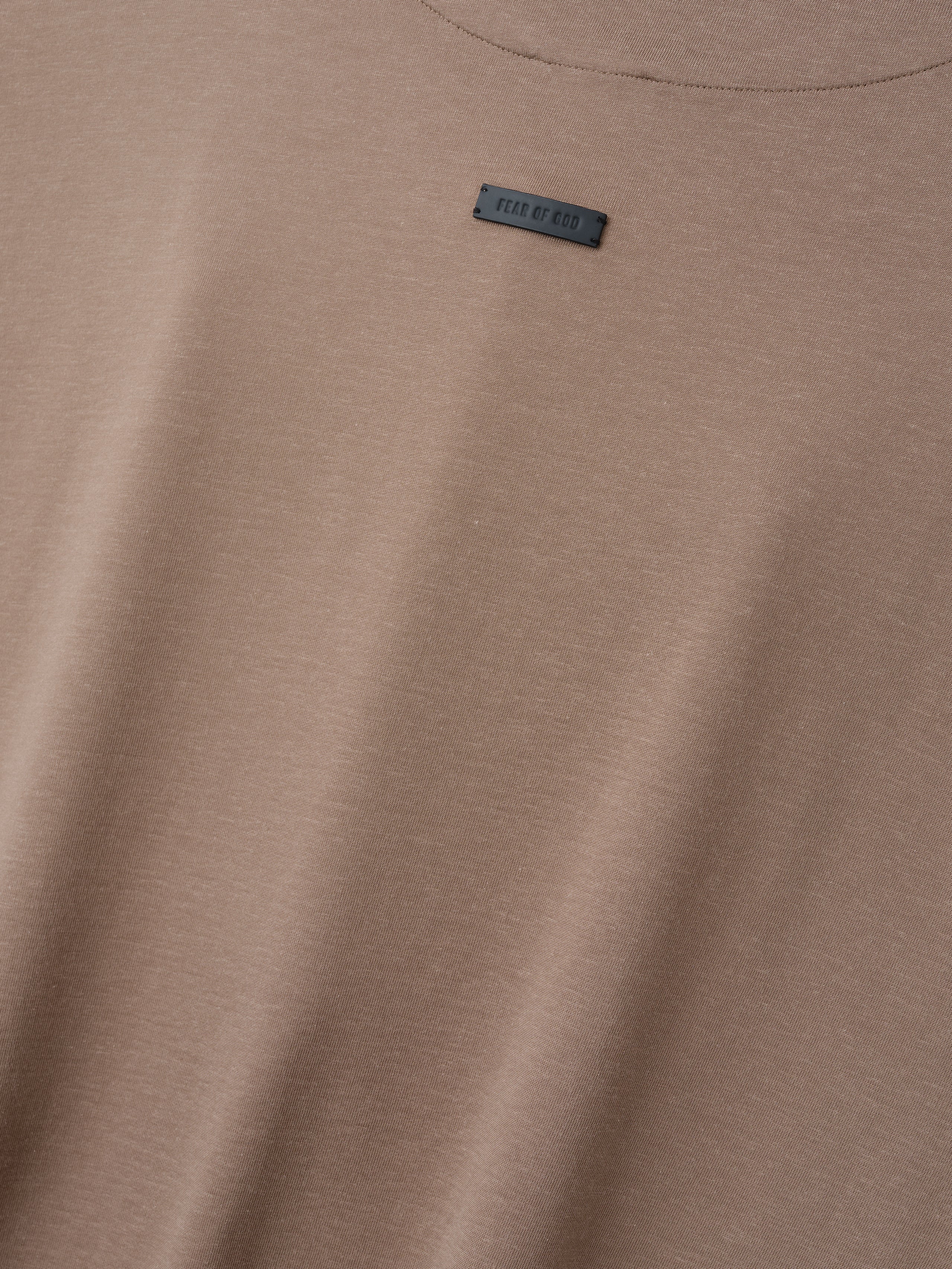 Essentials Clean Neck Short Sleeve Tee Dune Pearl