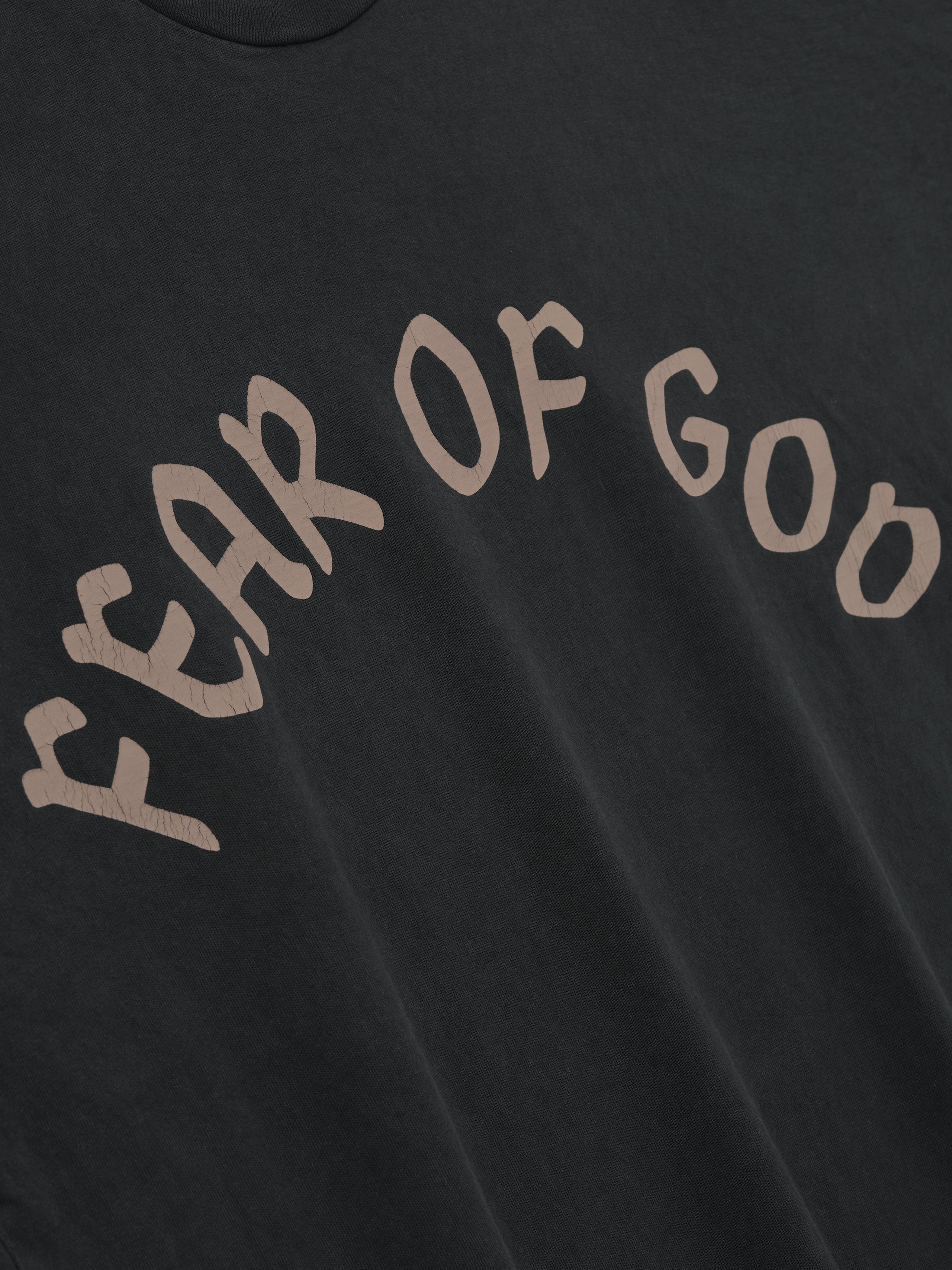 Essentials Fear Of God, F Of G Long Sleeve Tee Black